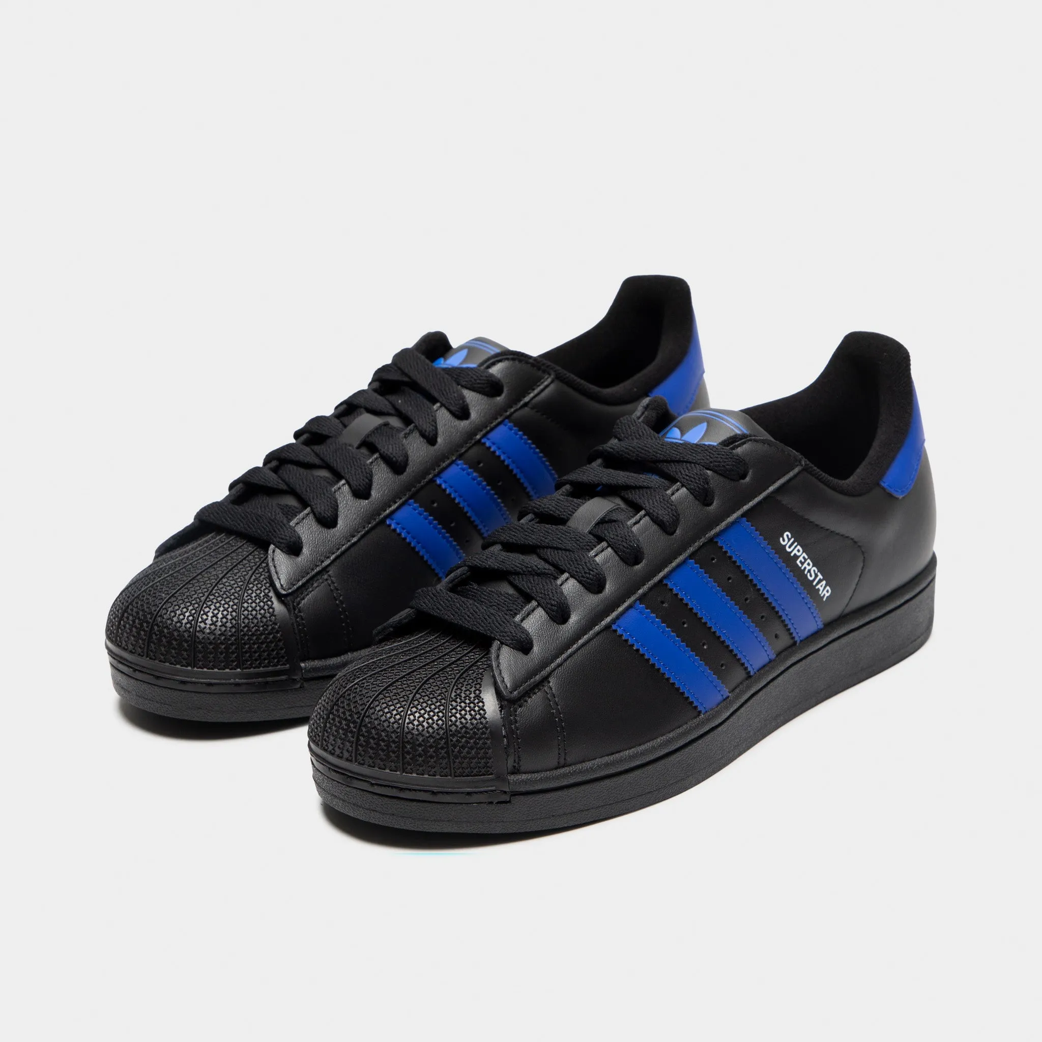 adidas Superstar II Black / Blue - White Color Pop Marathon Fit