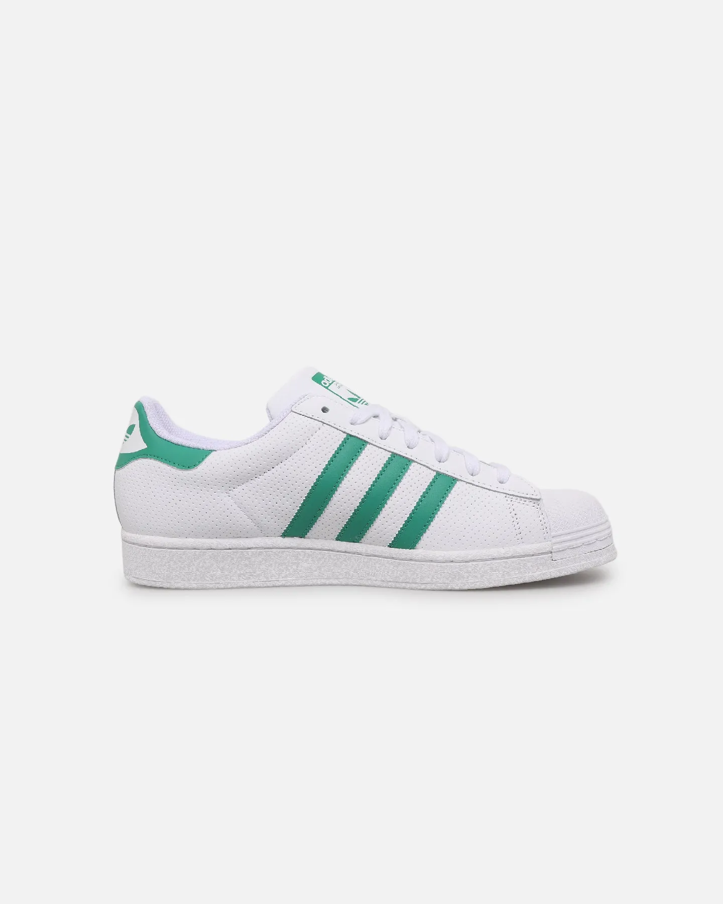 Adidas Superstar White/Green Moist Guard Travel Light