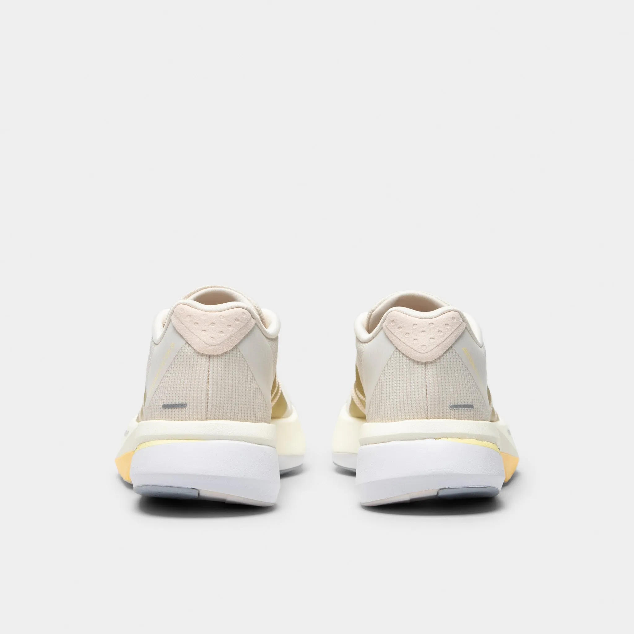 Urban Ready City Friendly adidas Women's Adizero Boston 13 Chalk White / Gold Metallic - Orange Tint