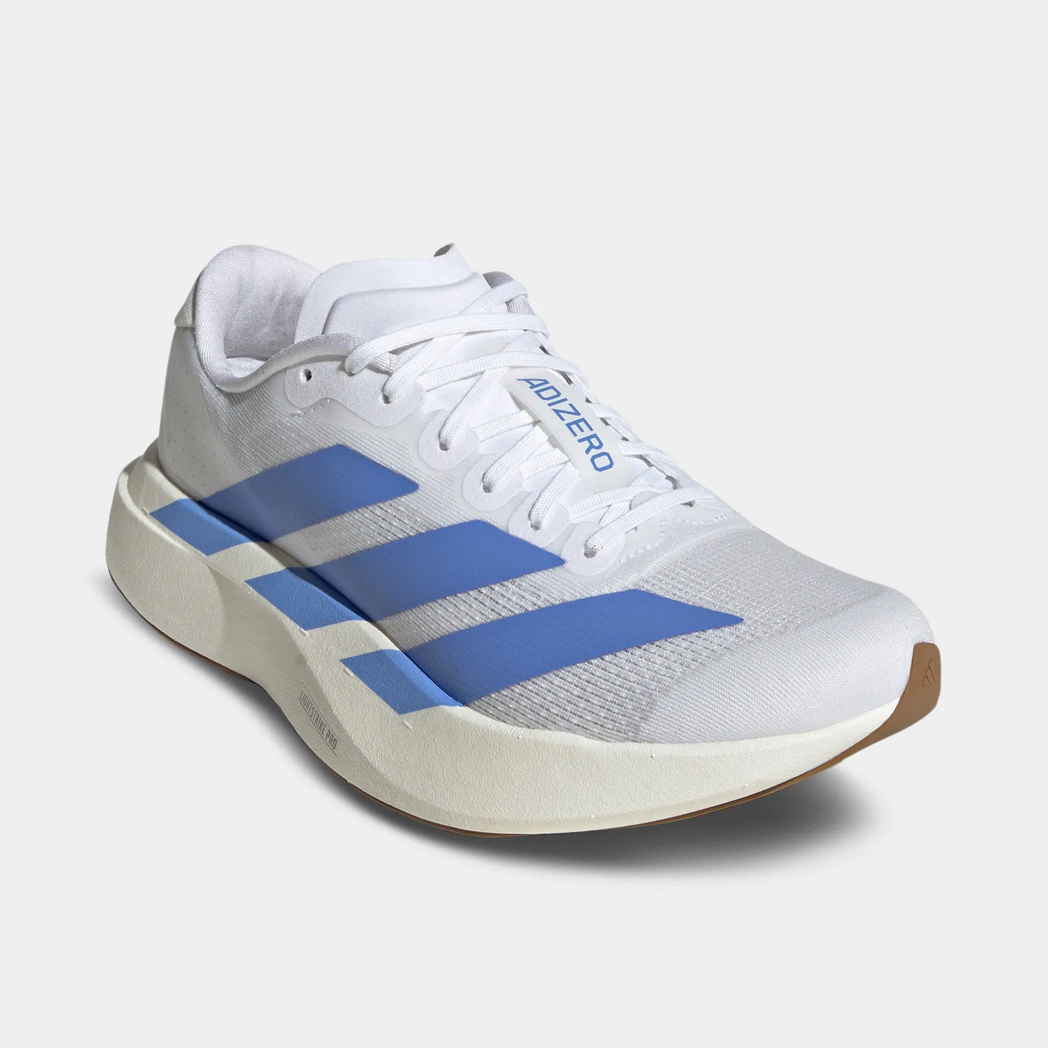 adidas Women's Adizero EVO SL White / Blue Fusion - Off White ElasticMaterial Premium Quality