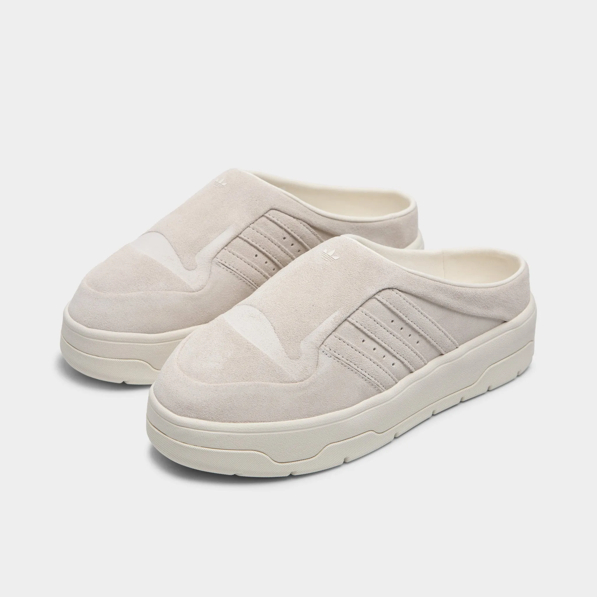 Comfort Grip adidas Women's Rivalry Mule Cloud White / Green - Off White