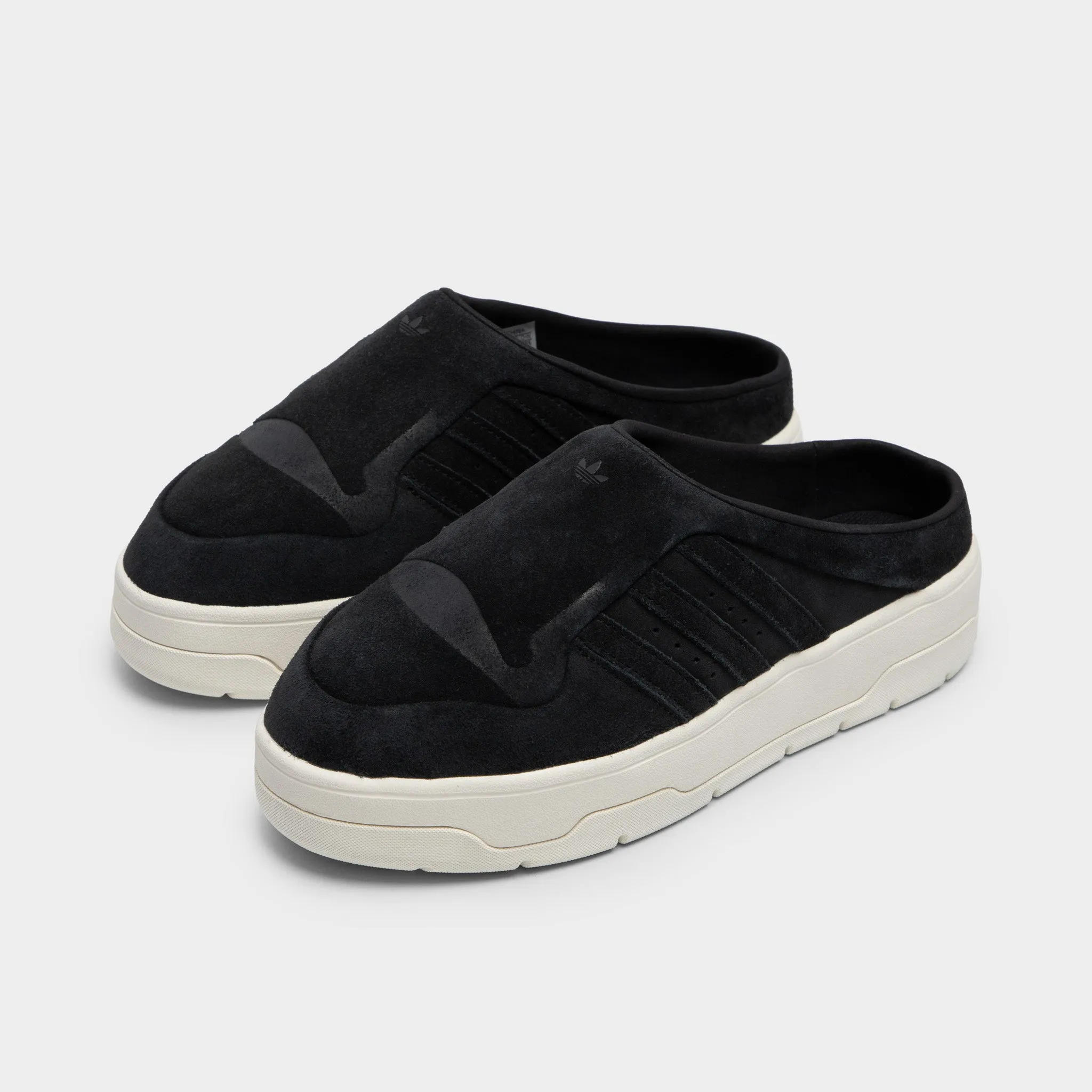 adidas Women's Rivarly Mule Core Black / Off White Earth Mood Swim Edge