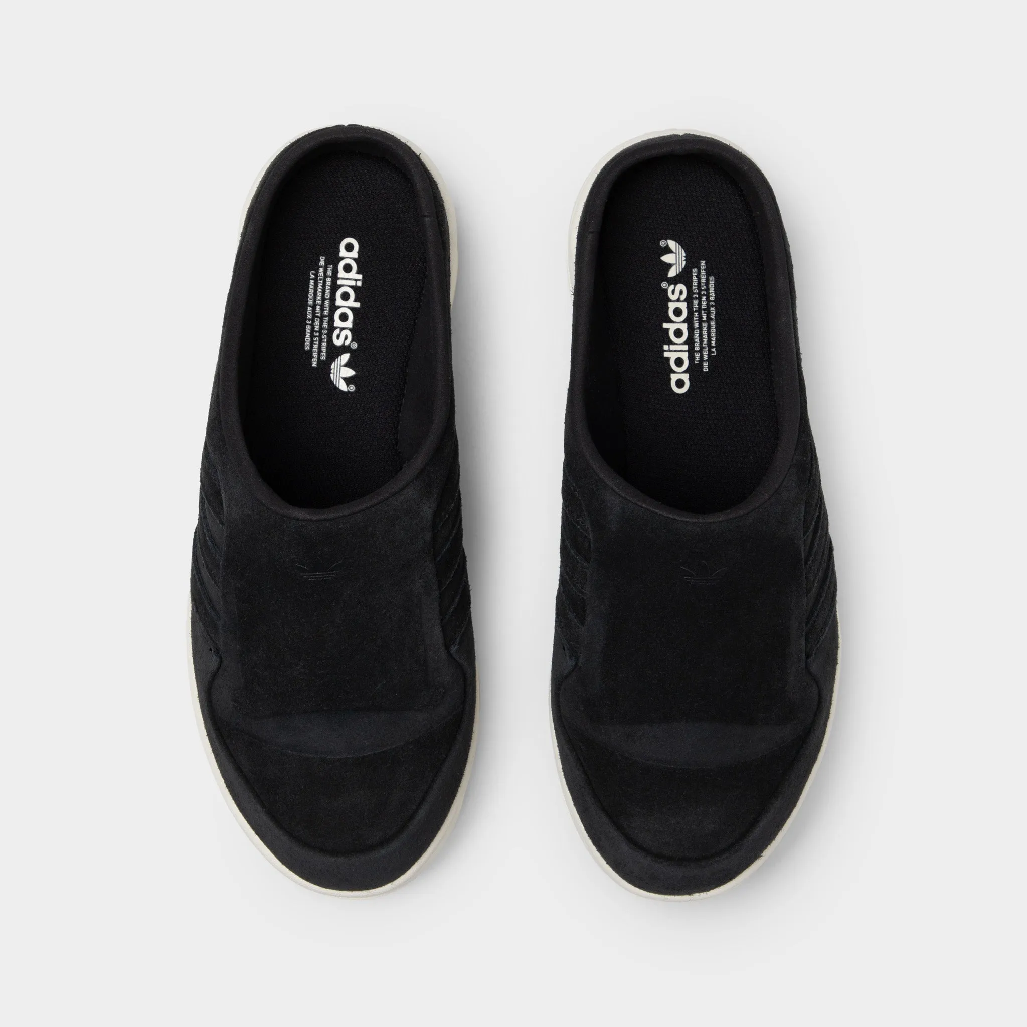 adidas Women's Rivarly Mule Core Black / Off White Comfort Walk