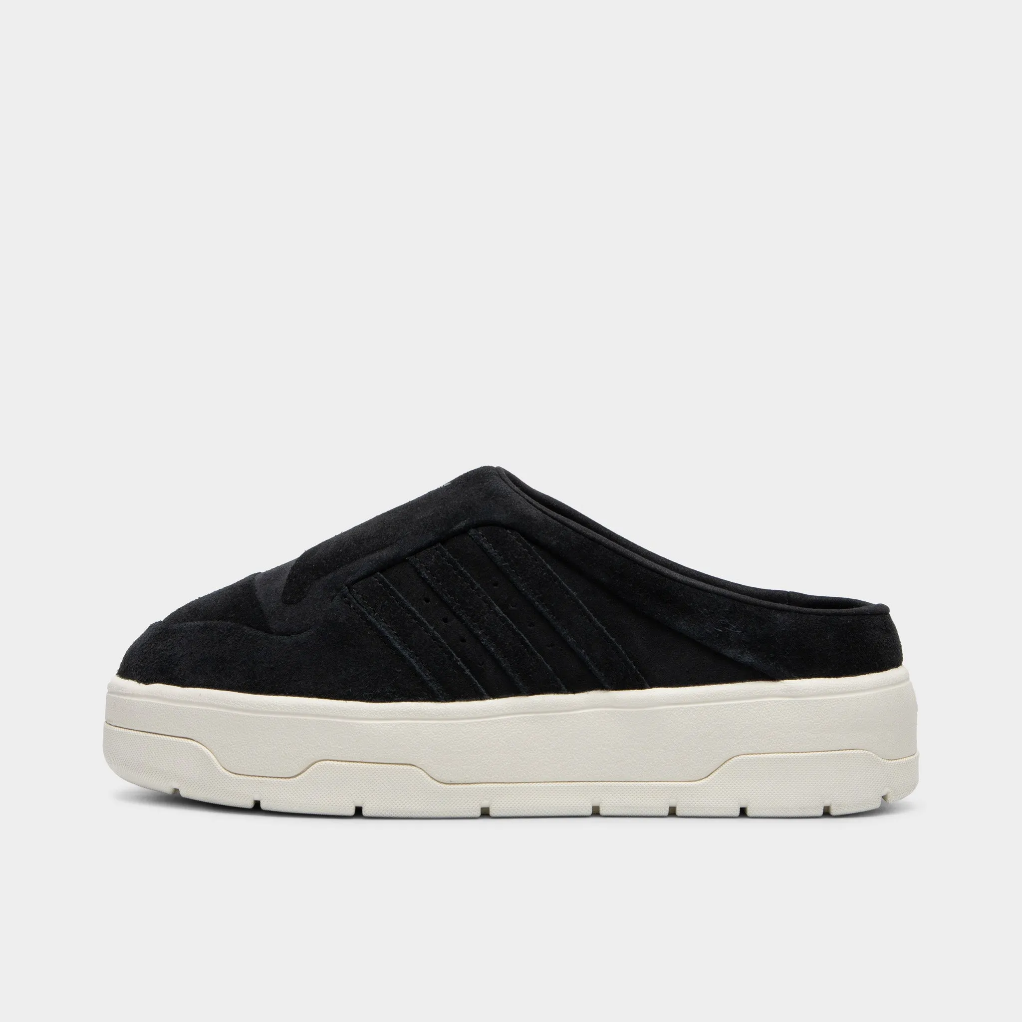 adidas Women's Rivarly Mule Core Black / Off White forest walk Swift Glide