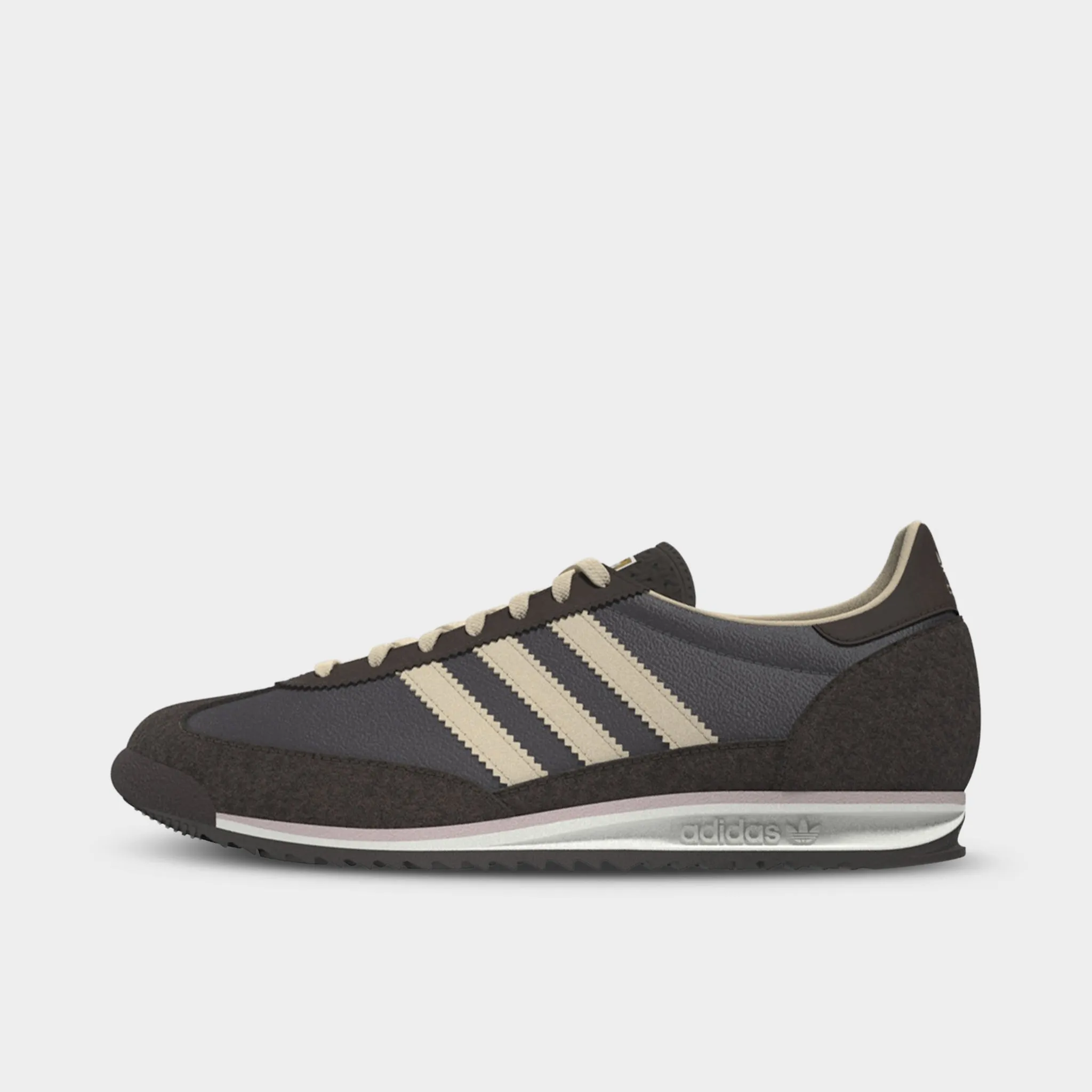 adidas Women's SL 72 OG Charcoal / Brown Soft Lining Young Mood