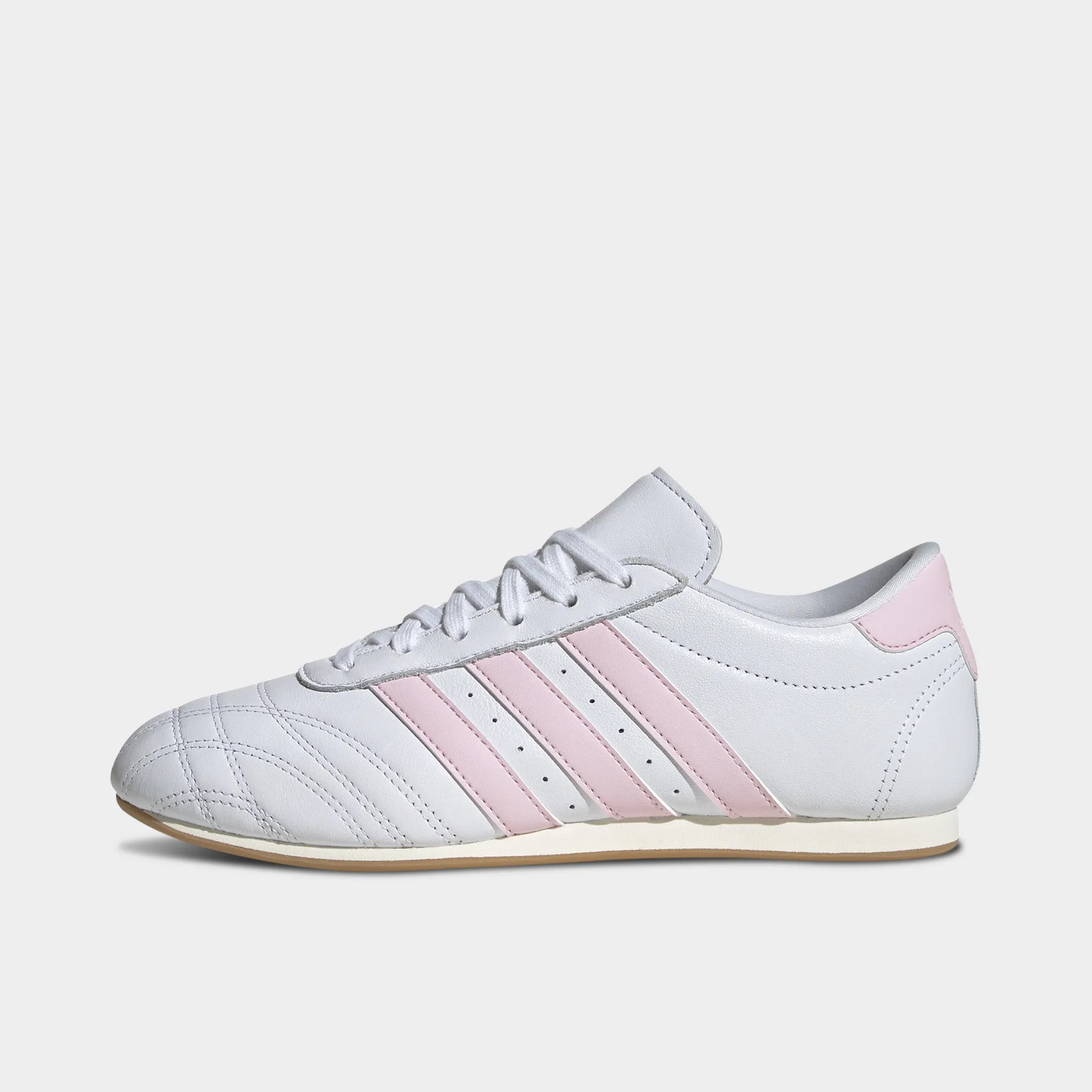 adidas Women's Taekwondo Lace White / Cloud Pink - Gum Breath Zones Comfort footbed