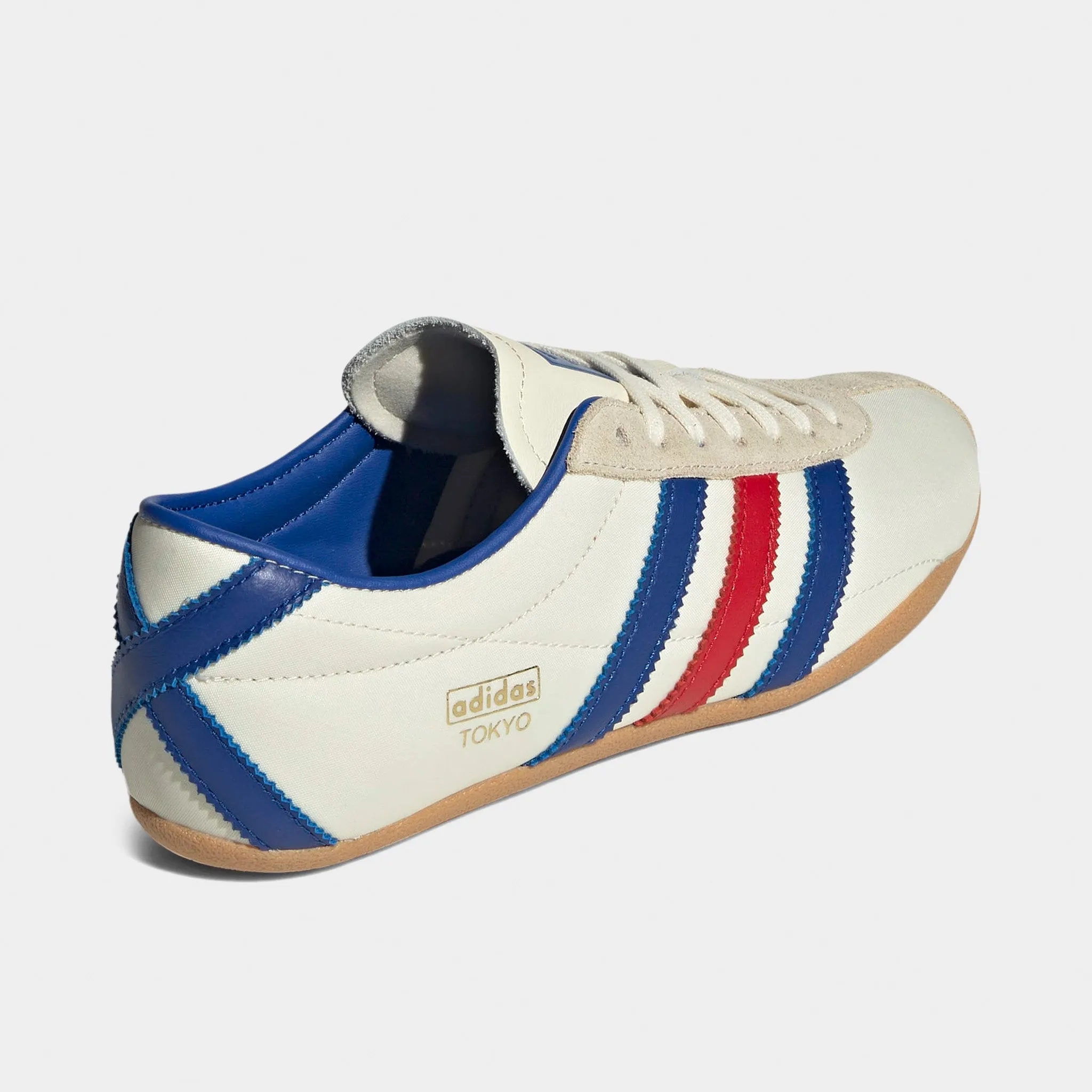 adidas Women's Tokyo Cream White / Team Royal Blue - Gum Suede Soft