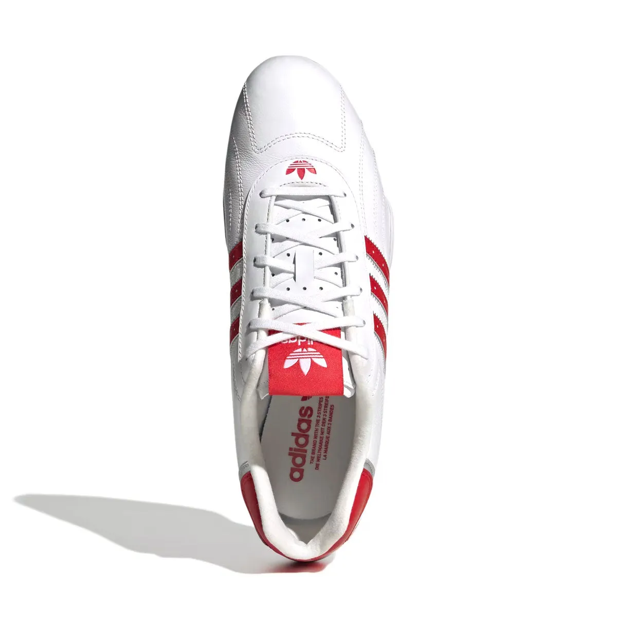 Lace Up Style School Style Adiracer Lo 'Cloud White Better Scarlet'