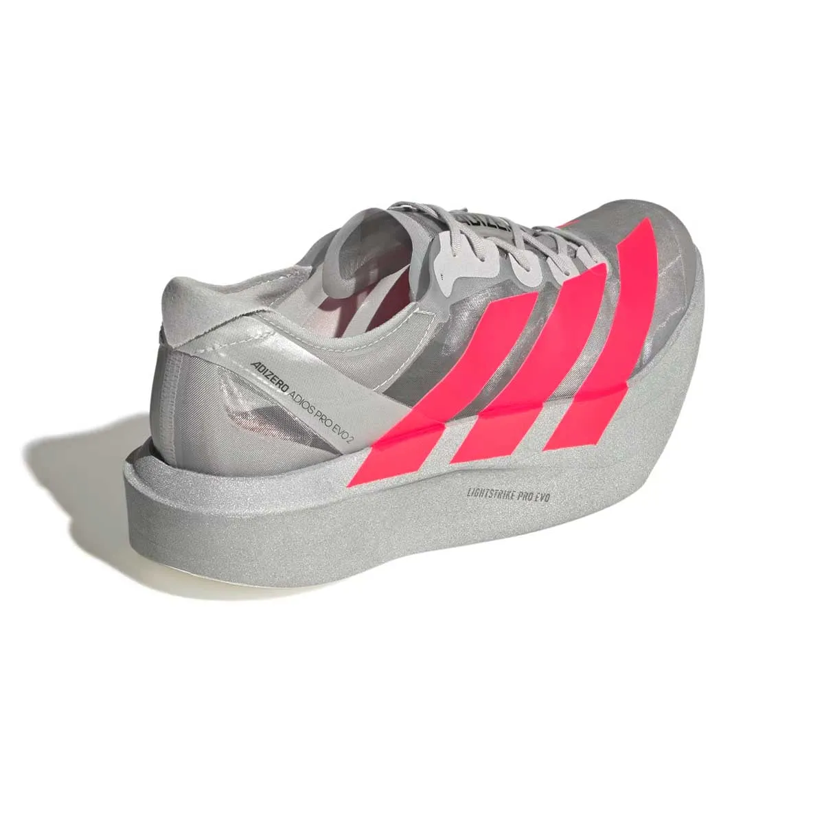 casual user Adizero Adios Pro Evo 2 'Silver Metallic Lucid Red'