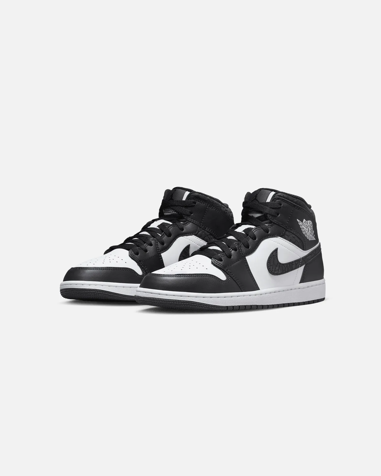 Jordan Air Jordan 1 Mid SE "Black Elephant" Off Noir/Black Elastic Wool Warm