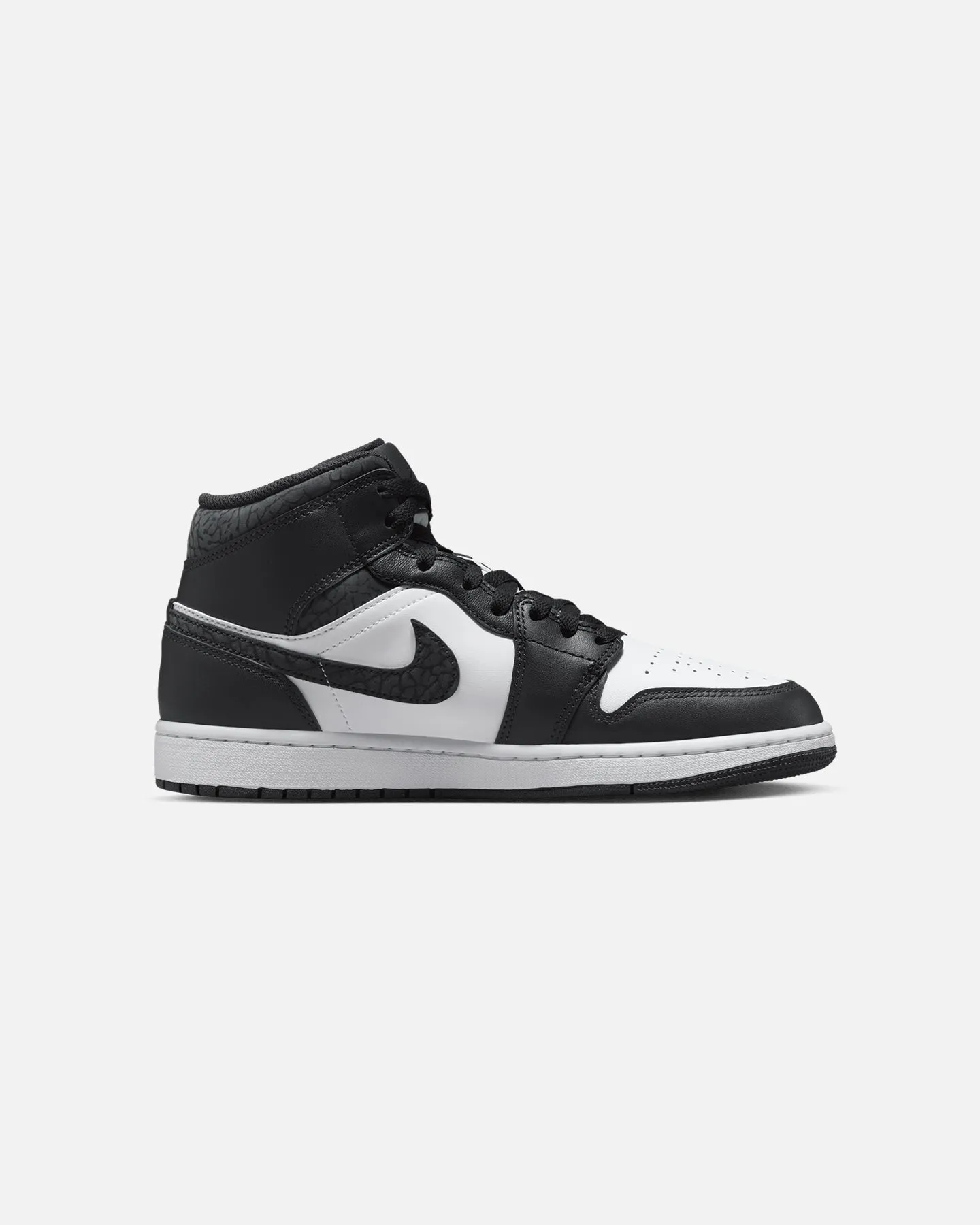 Jordan Air Jordan 1 Mid SE "Black Elephant" Off Noir/Black Old School