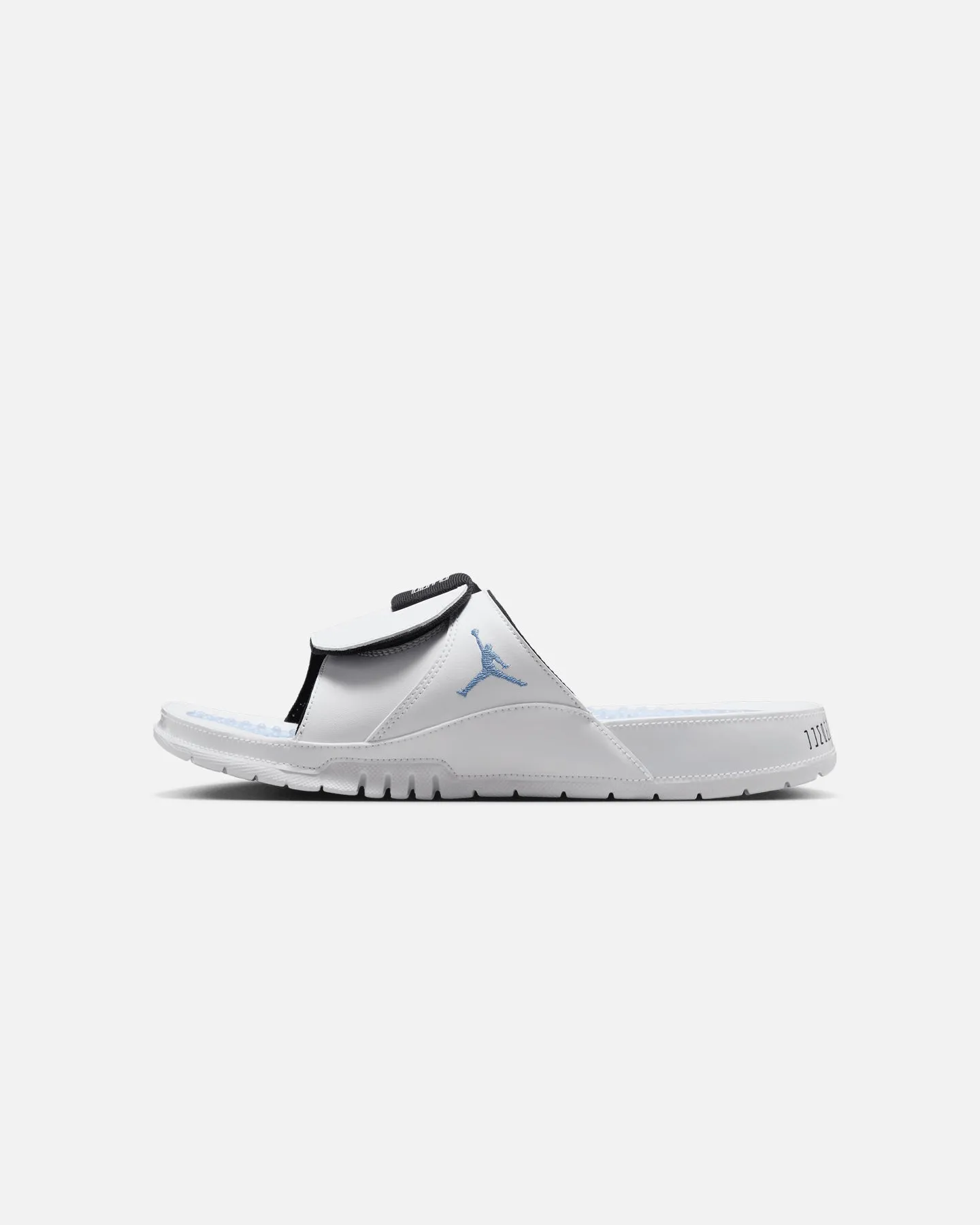 Jordan Hydro XI Slides White/Blue Stable construction