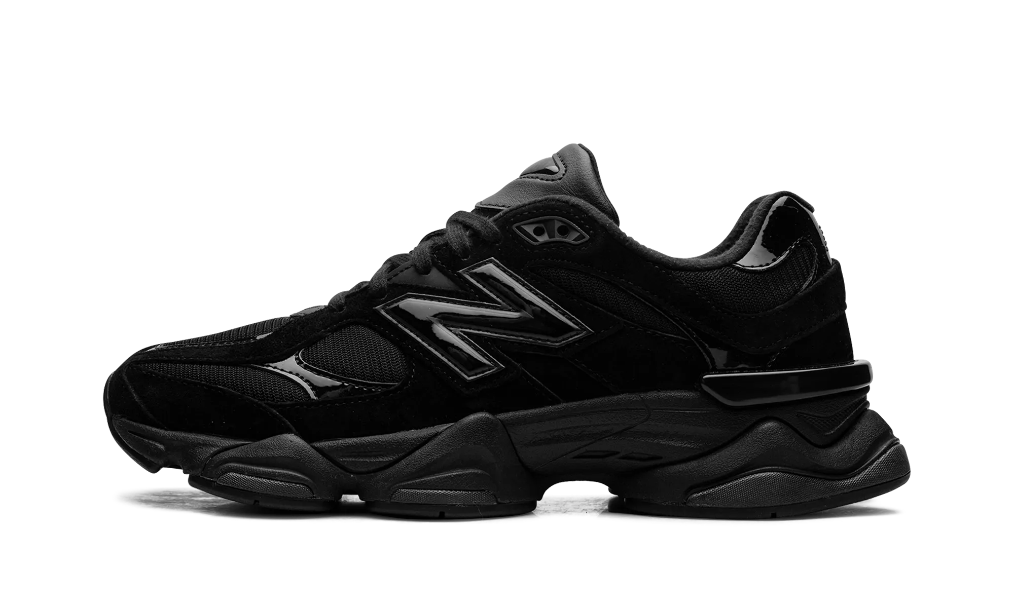 winter - appropriate 9060 "Triple Black Patent"
