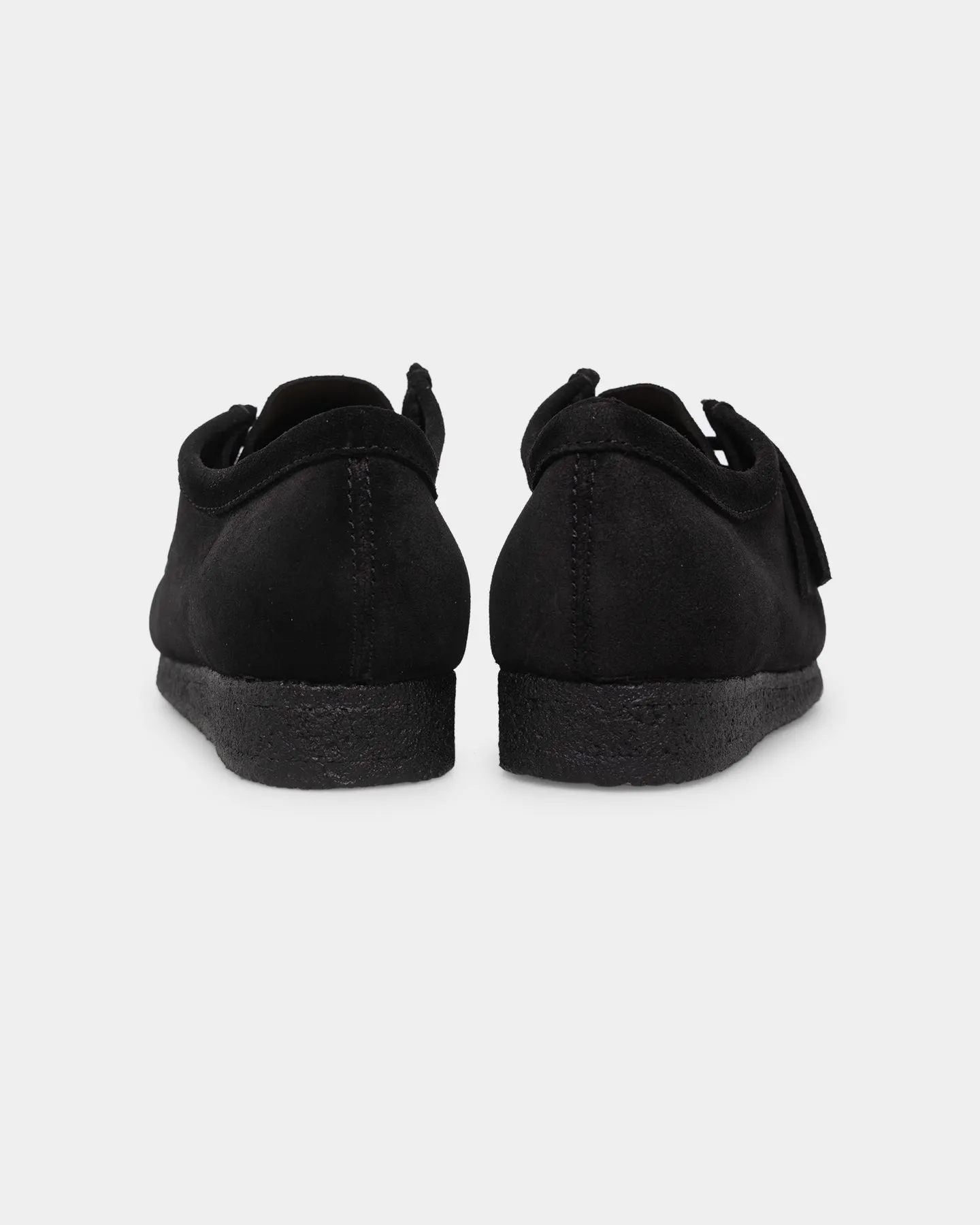 Clarks Originals Wallabee (M) Black Suede Metal Edge