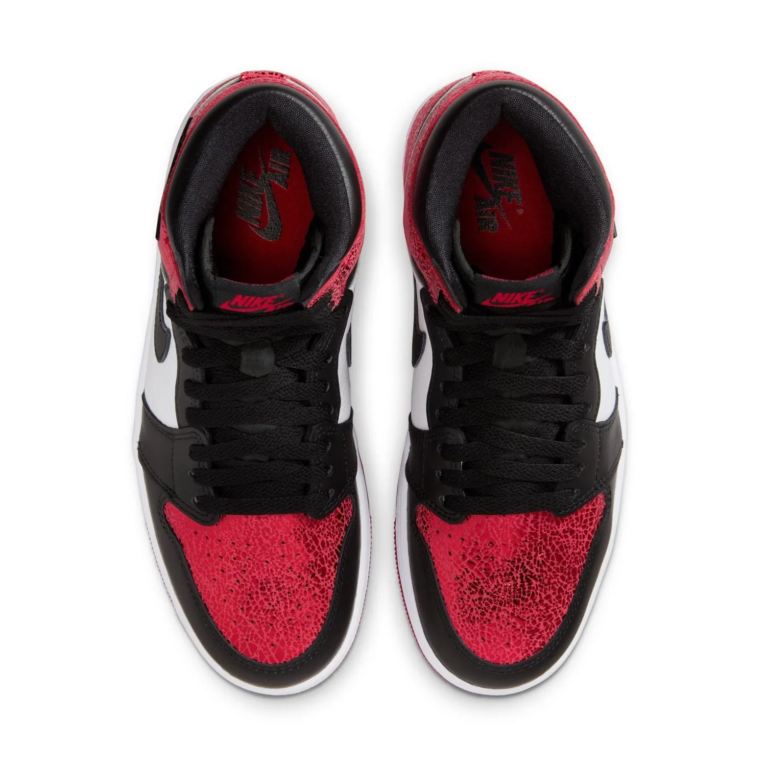 Wmns Air Jordan 1 Retro Hi OG 'Ruby' casual dressers' slip - ons