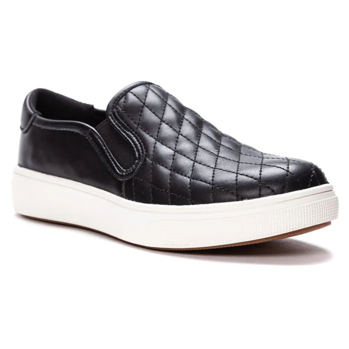 Womens Propet Karly Black Cushioned ride Lounge Style