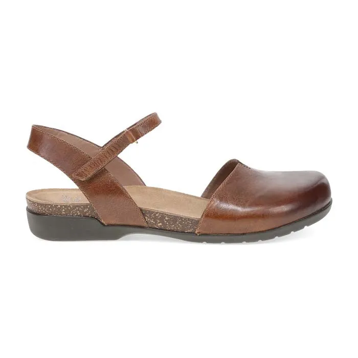Womens Dansko Rowan Leather in Tan Comfortable Wear