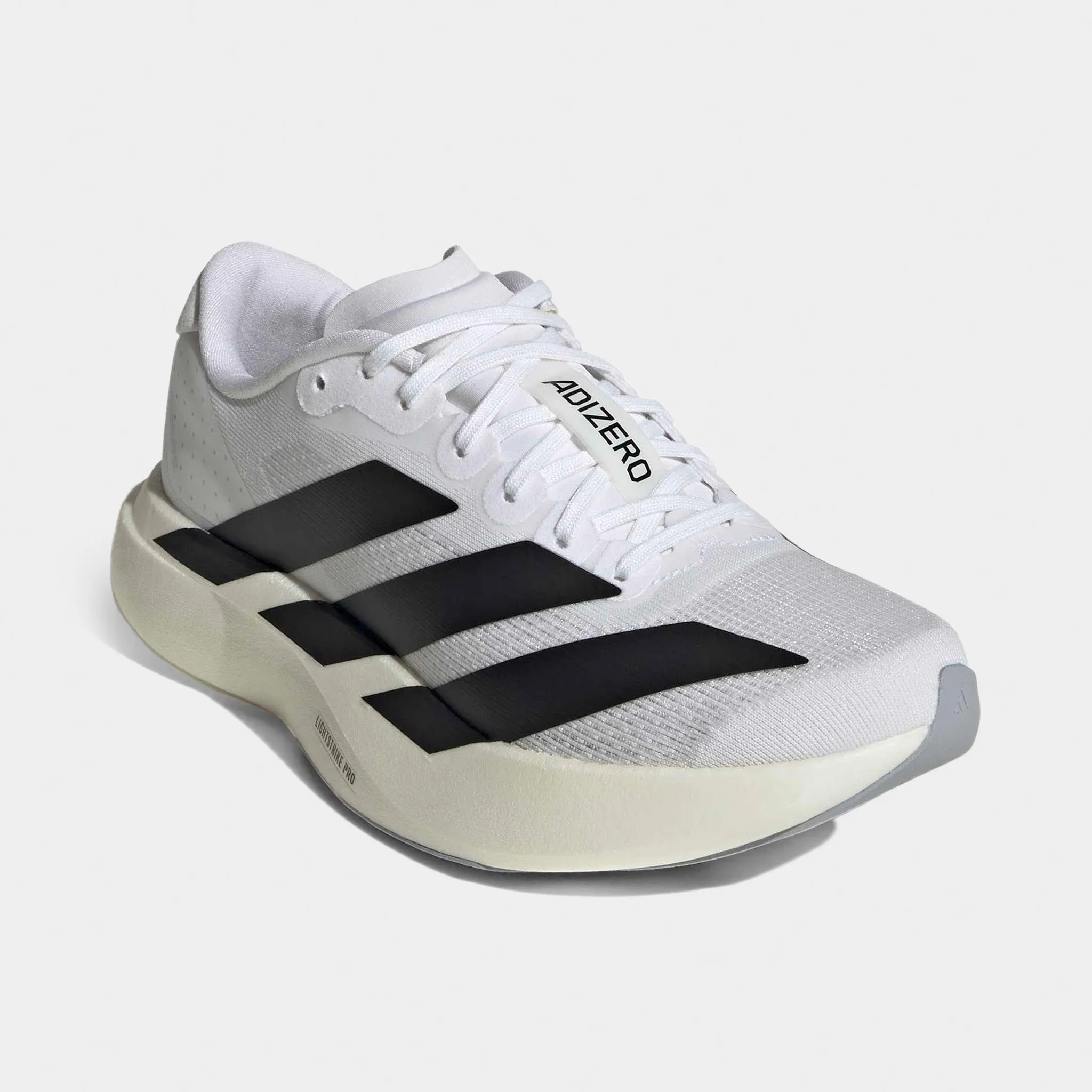 adidas Junior's Adizero Evo SL White / Black - Dash Grey Comfort Heel