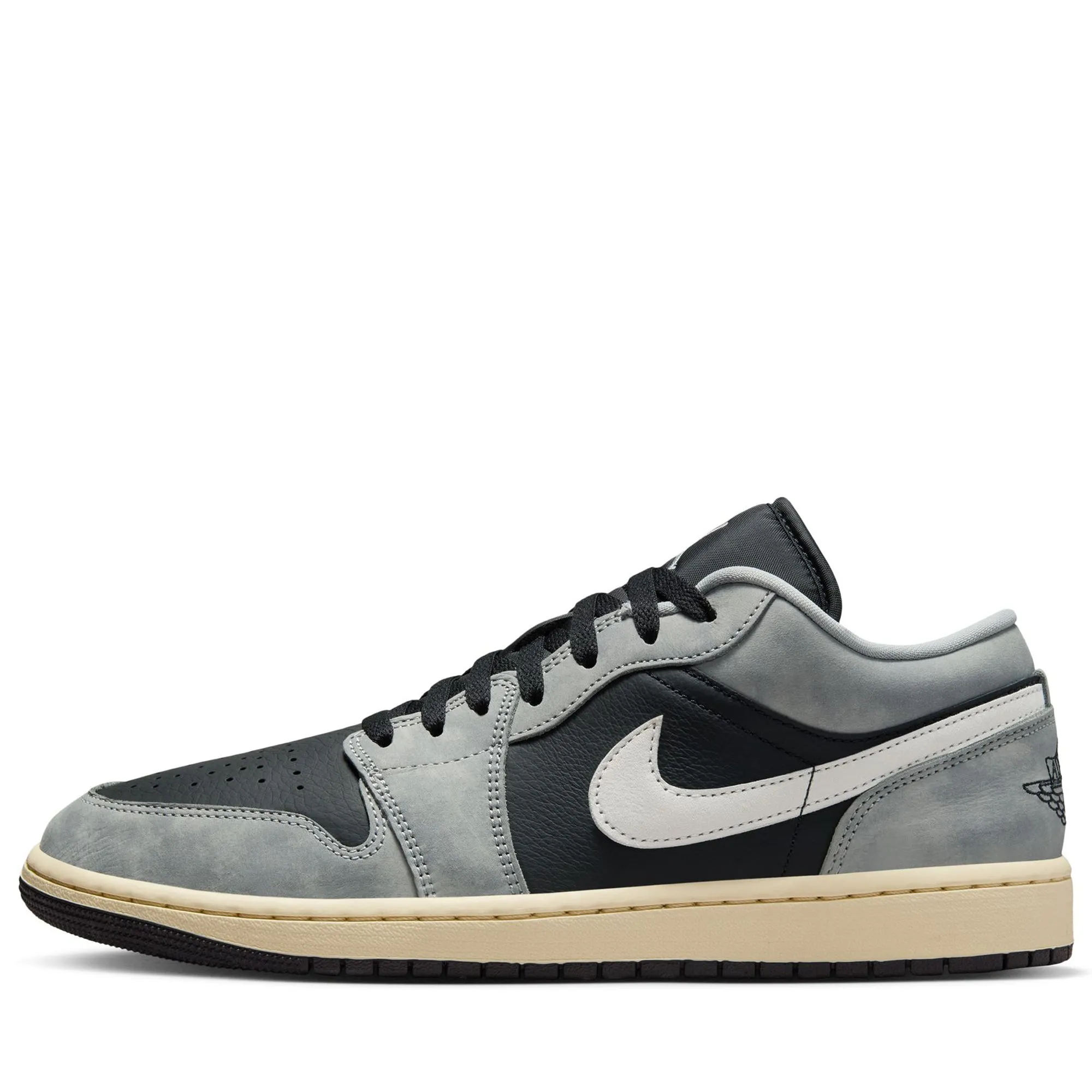 Soft Touch Lightweight Ease Air Jordan 1 Low SE - Light Smoke Grey/Black