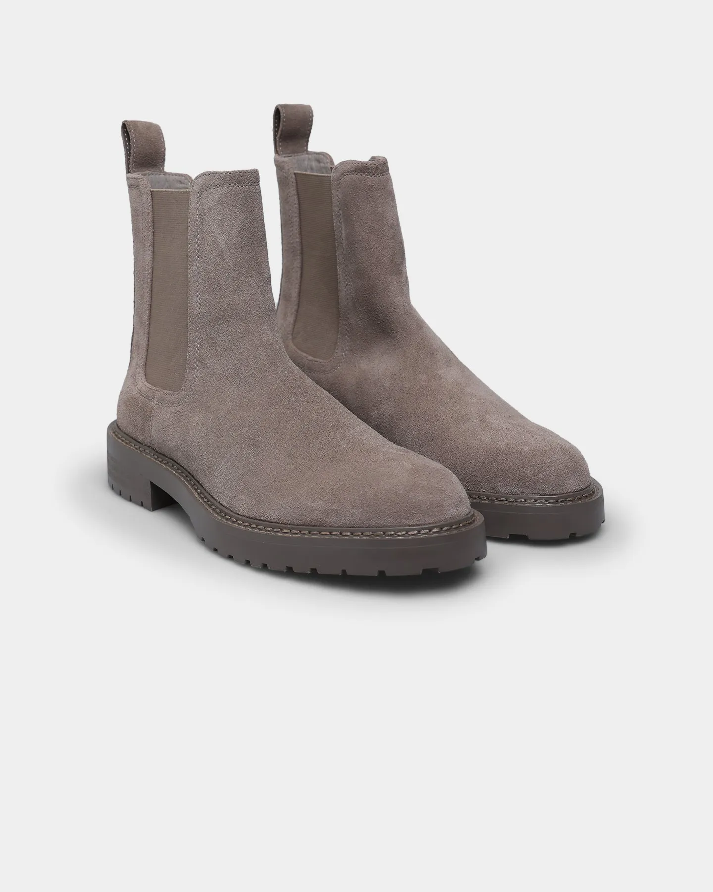 Scandi Clean Star Edge Saint Morta Chunky Chelsea Boot Taupe