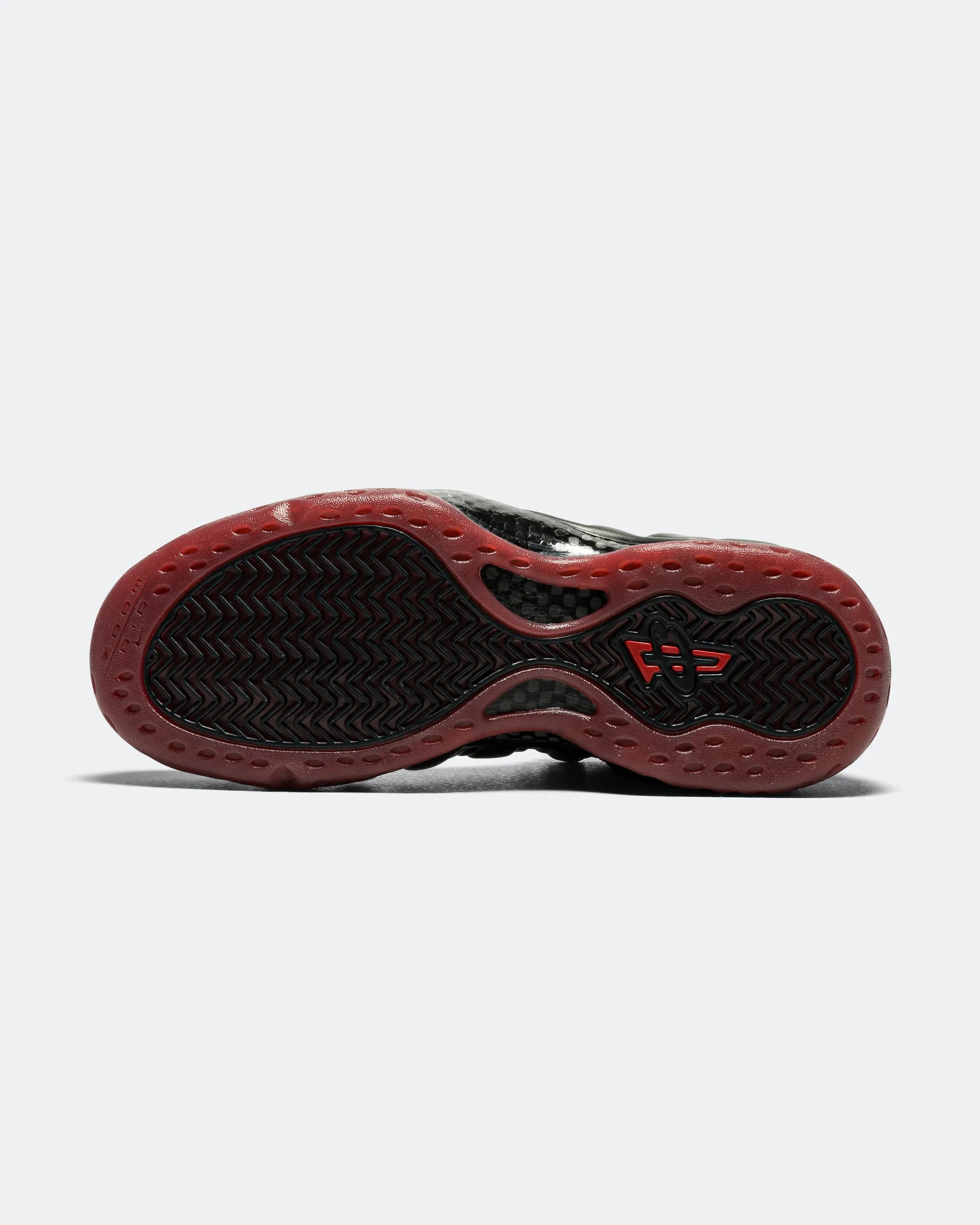 Smooth Texture Auxetic Material Construction Air Foamposite One - Black/Varsity Red
