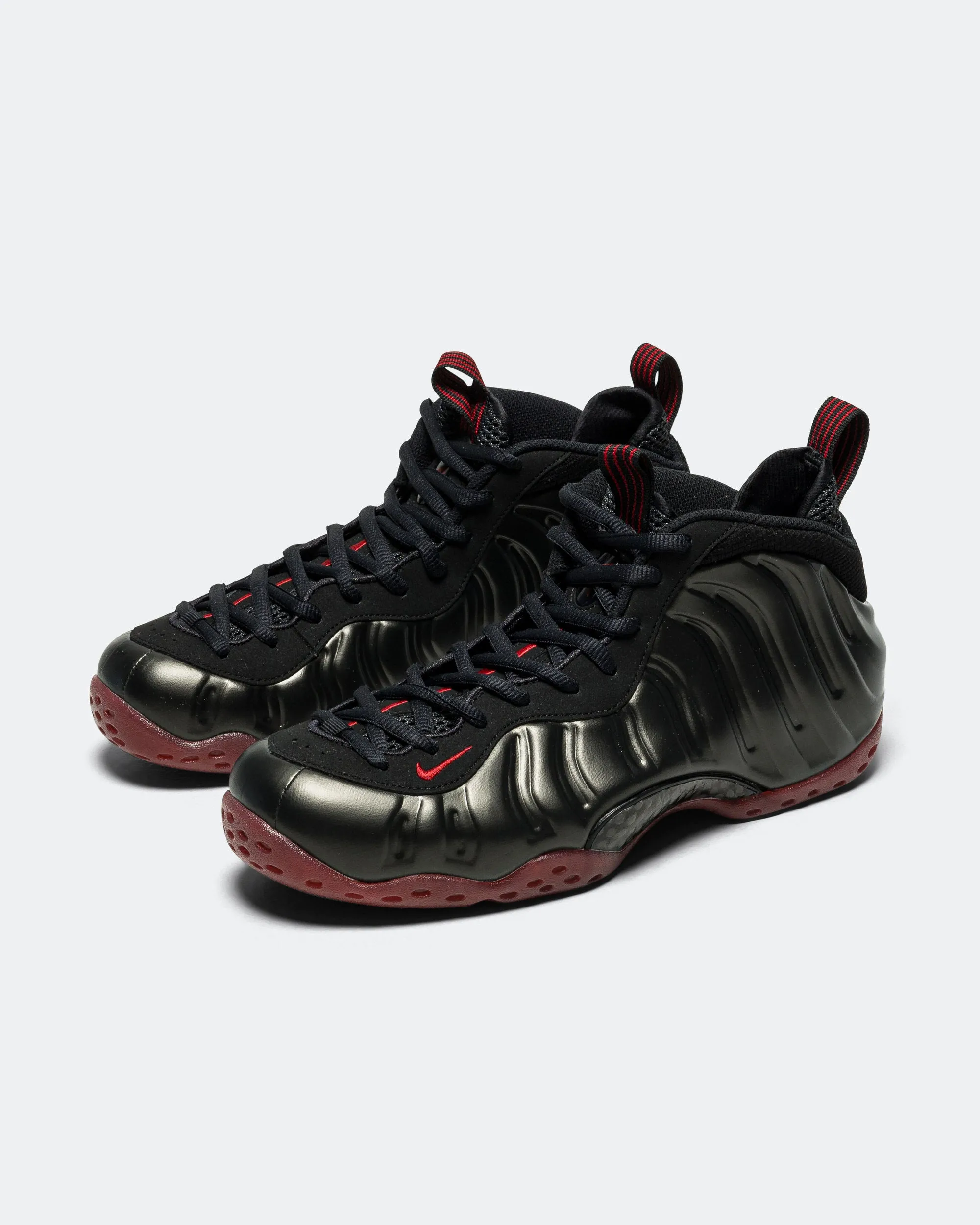 cushioned collar Air Foamposite One - Black/Varsity Red