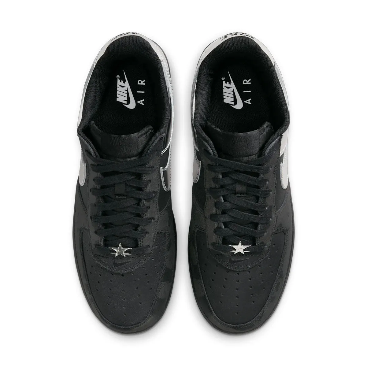 city dwellers sophisticated adults' choices Air Force 1 Low 'Black Metallic Silver'