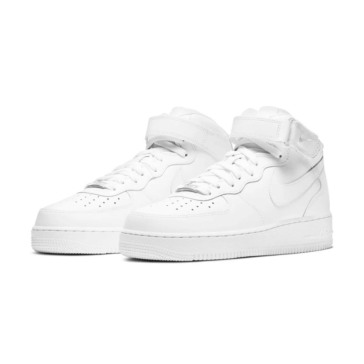 traction - reliability - level basic Air Force 1 Mid '07 'Triple White'