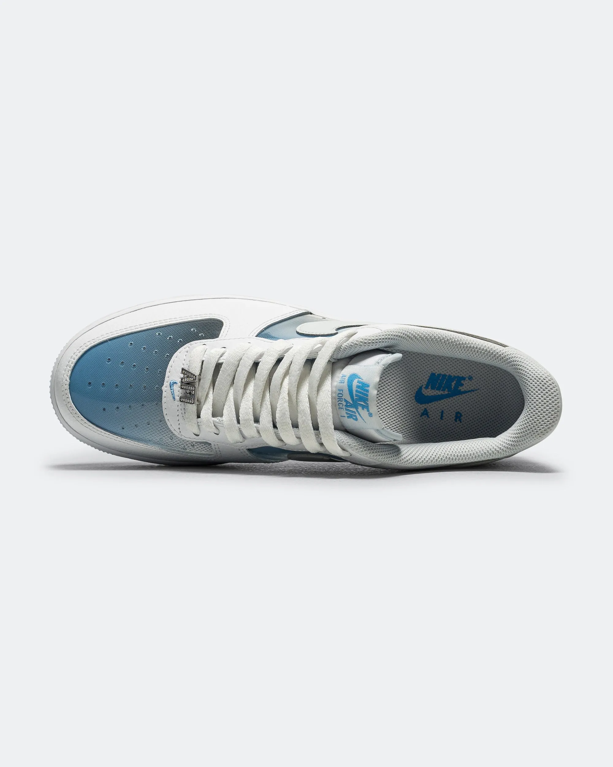 Air Force 1 Retro QS - White/Pure Platinum-University Blue morning run