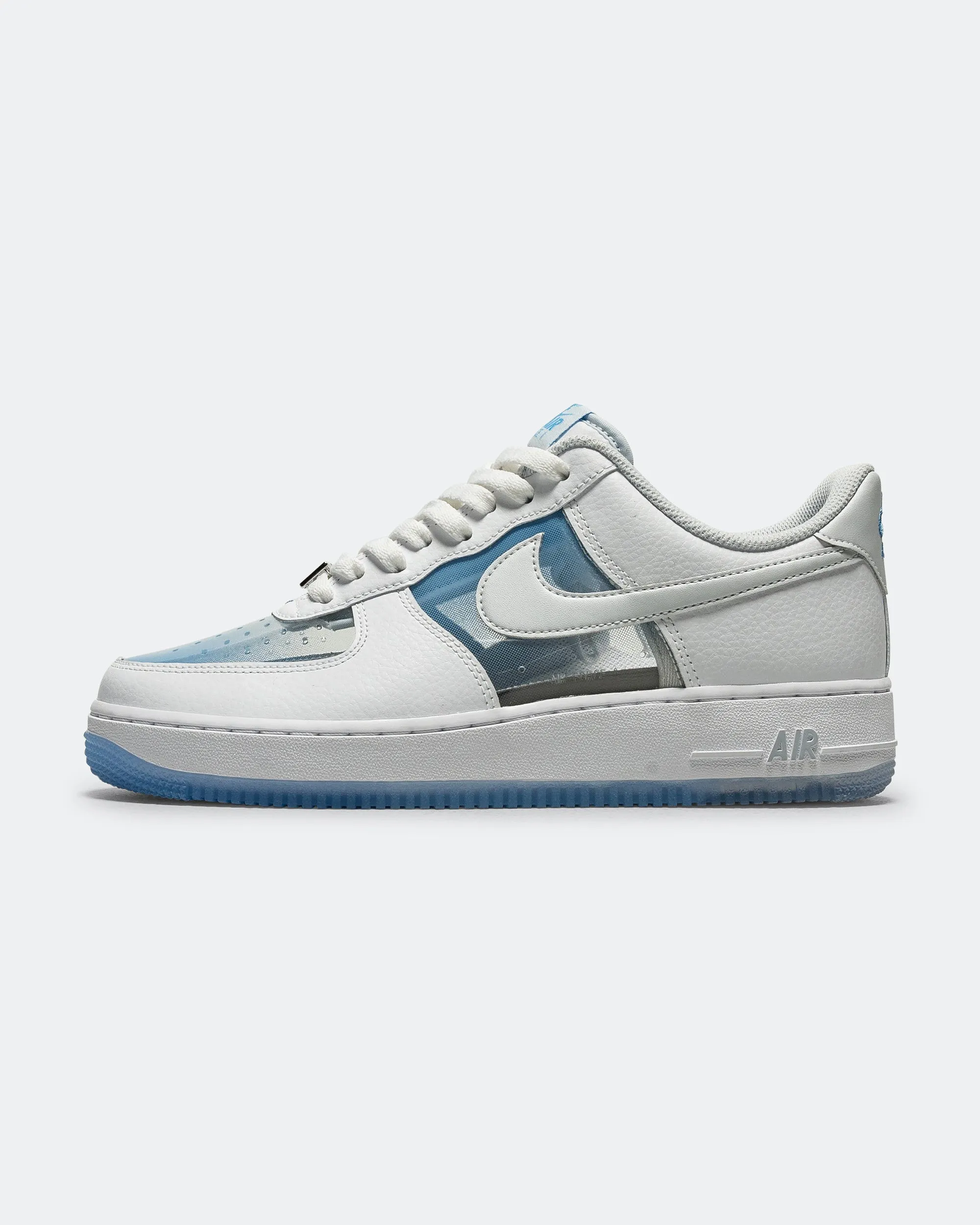Supportive Air Force 1 Retro QS - White/Pure Platinum-University Blue