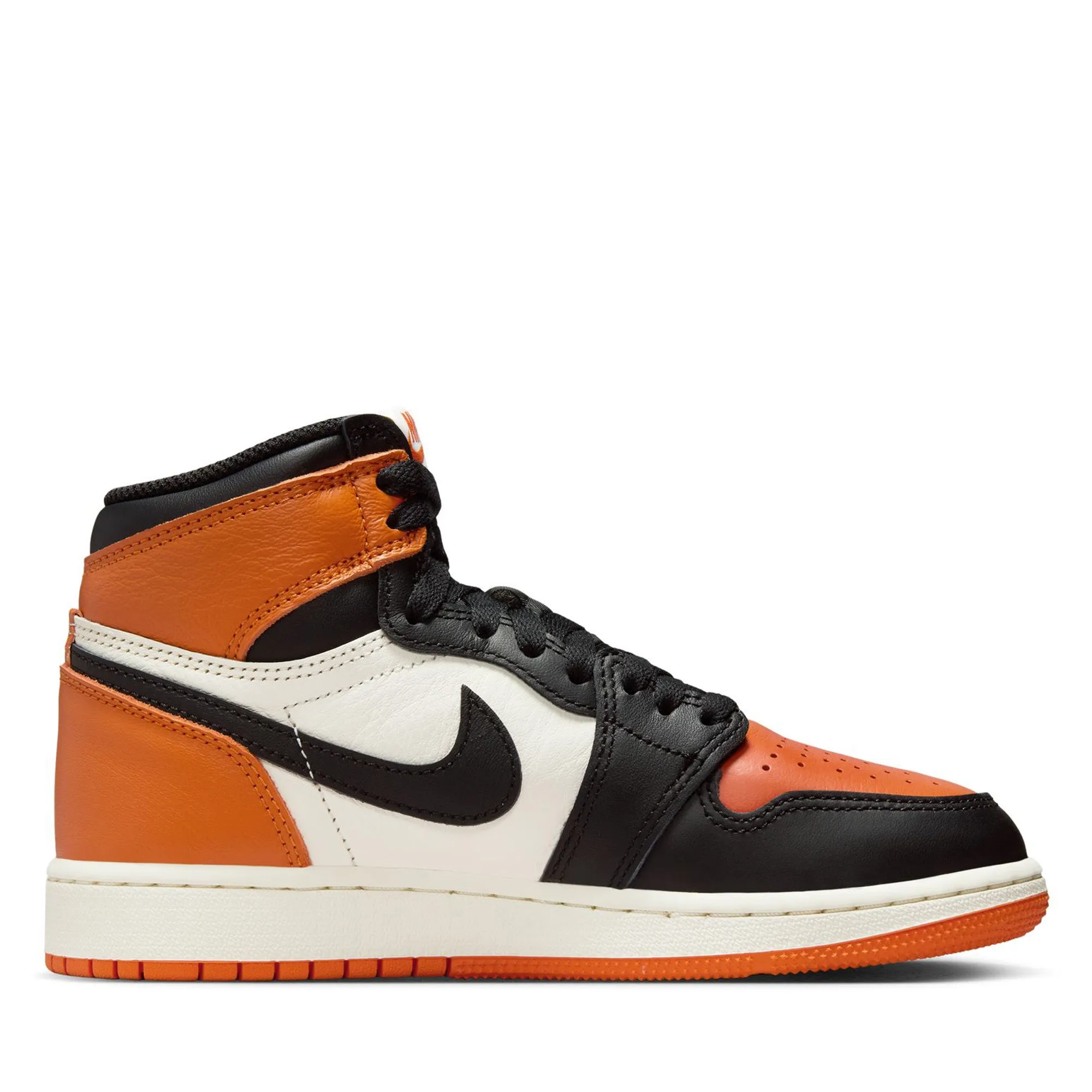 Lace Lock System Air Jordan 1 High OG 'Shattered Backboard' (GS) - Black/Starfish