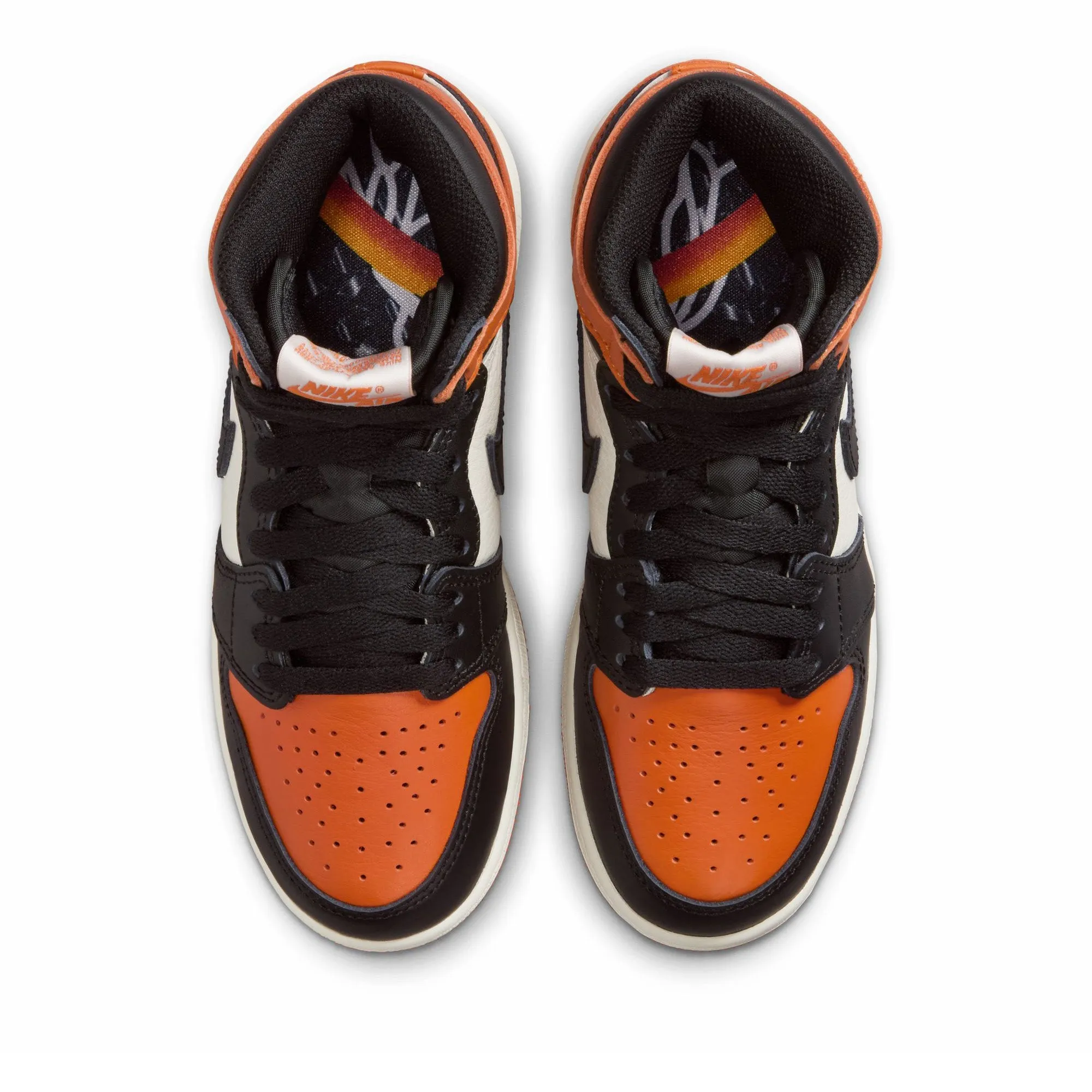 Athletic Performance Air Jordan 1 High OG 'Shattered Backboard' (GS) - Black/Starfish