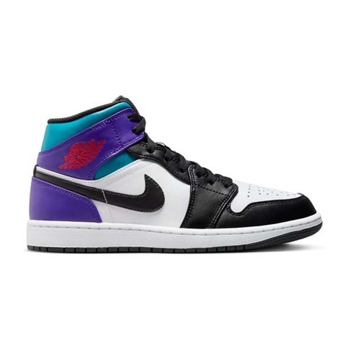 Air Jordan 1 Mid 'Aqua Purple' French Soft