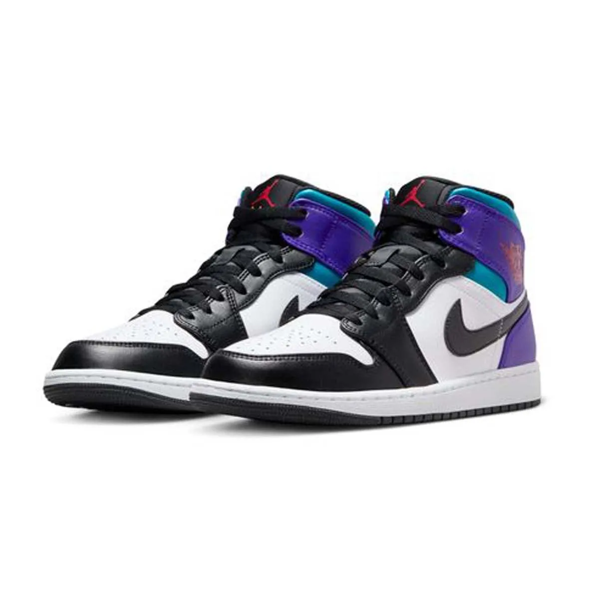 Spring Jump Air Jordan 1 Mid 'Aqua Purple'
