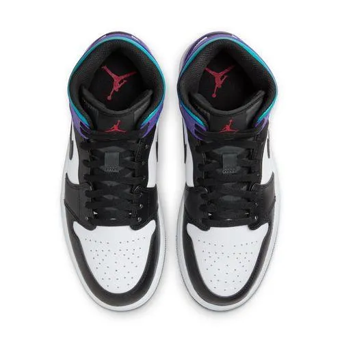 Action Ready Air Jordan 1 Mid 'Aqua Purple'