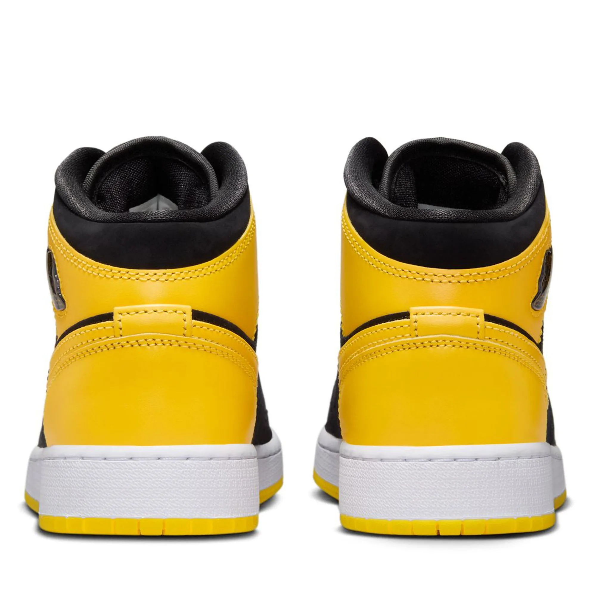 Smooth stride Air Jordan 1 Mid SE (GS) - Black/Varsity Maize