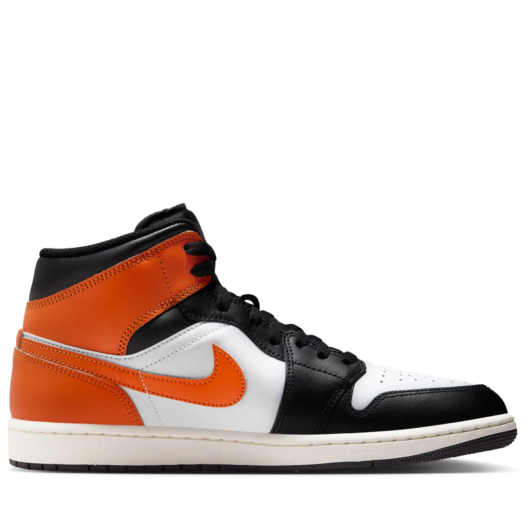Sleek Fit Air Jordan 1 Mid - Starfish/Black