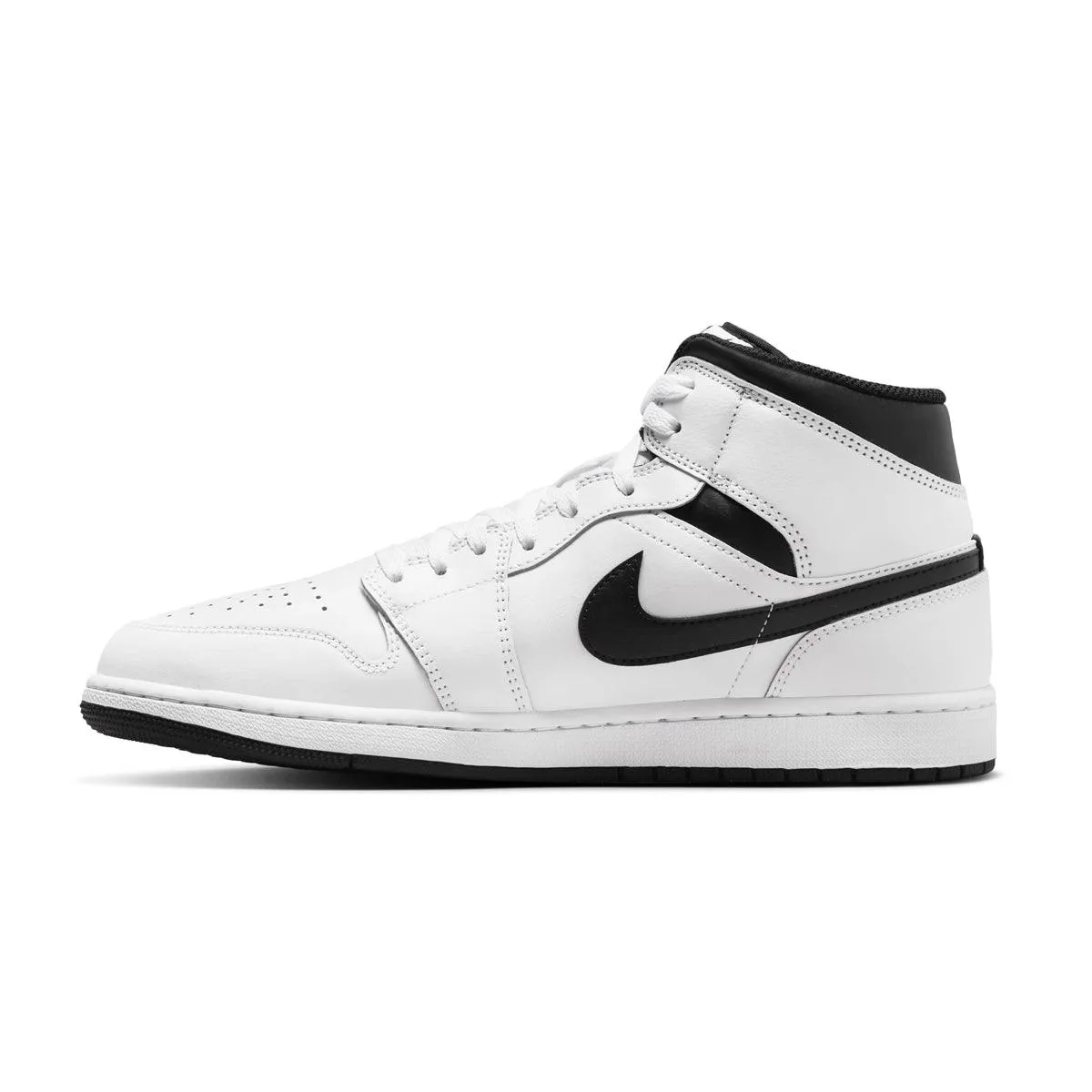 Strong Grip Smart Look Air Jordan 1 Mid 'White Black'