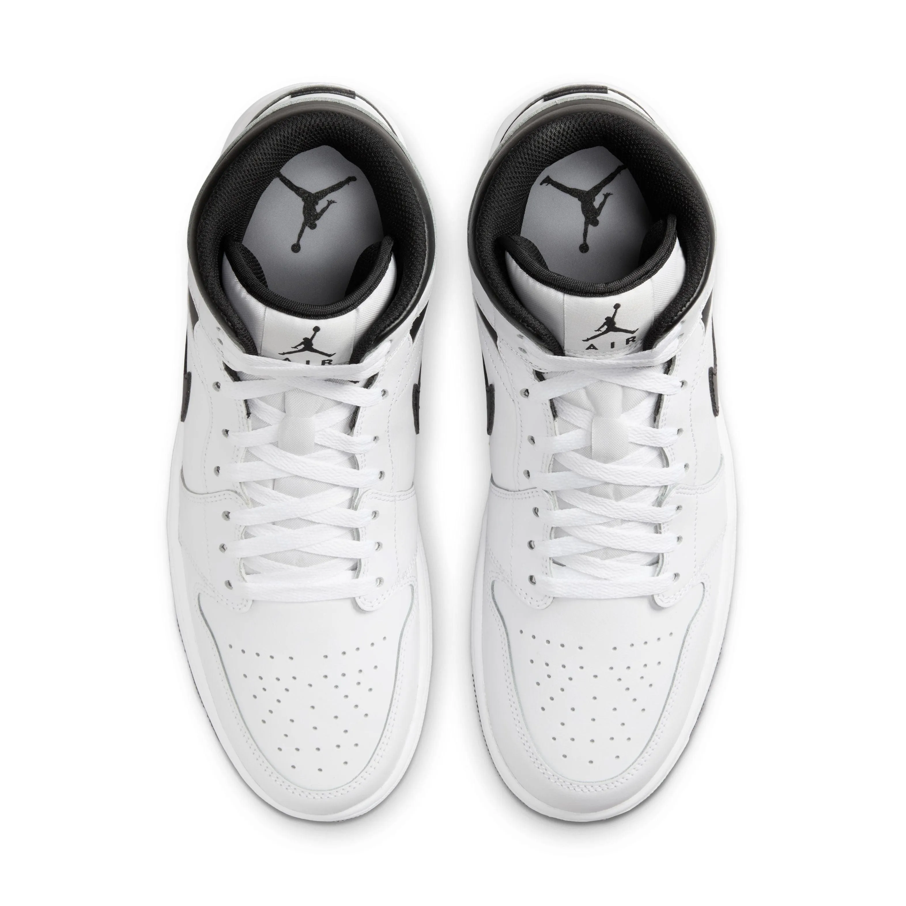 Air Jordan 1 Mid 'White Black' Wind Safe Air Boost