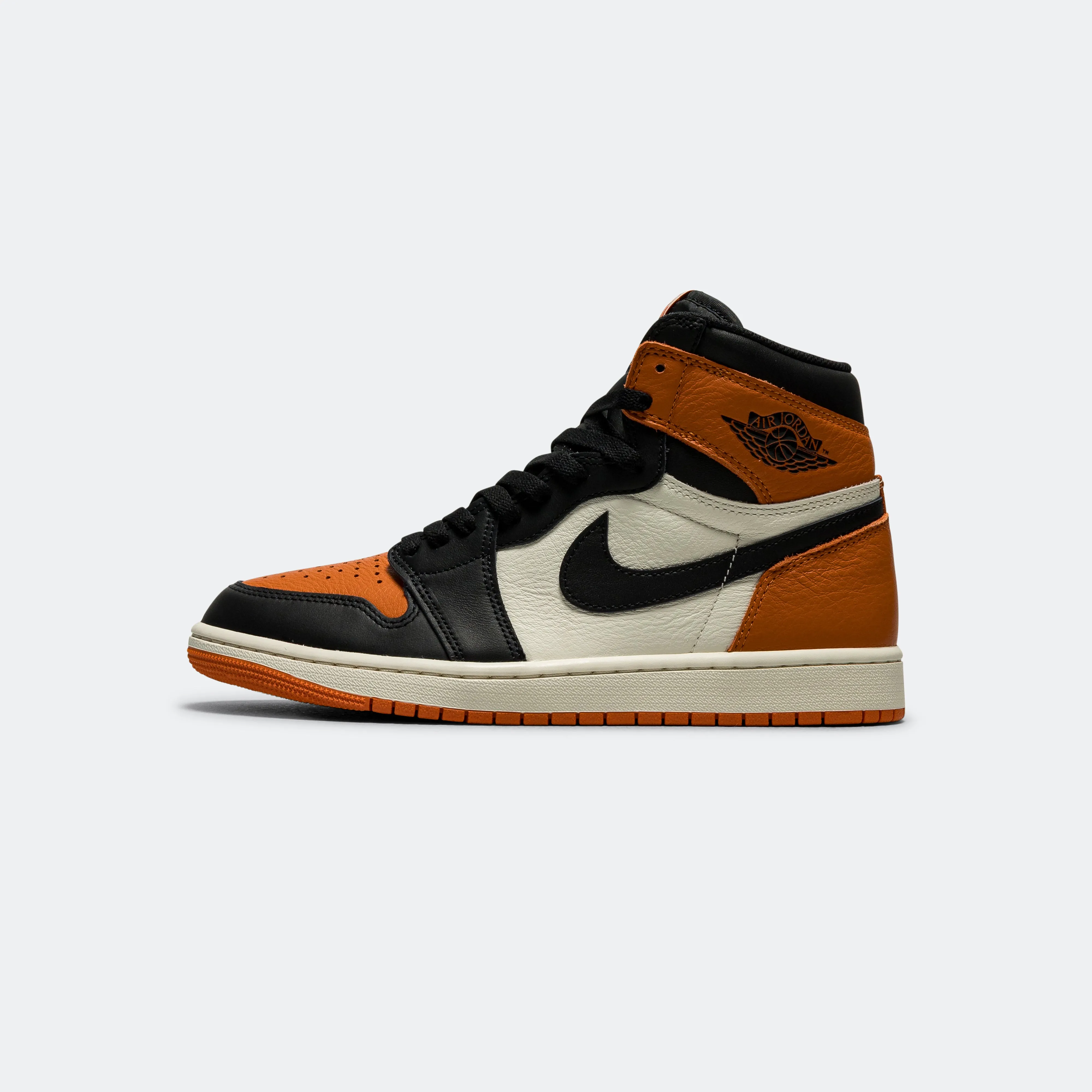 Air Jordan 1 Retro High OG - Black/Black-Sail-Starfish Basketball sneakers