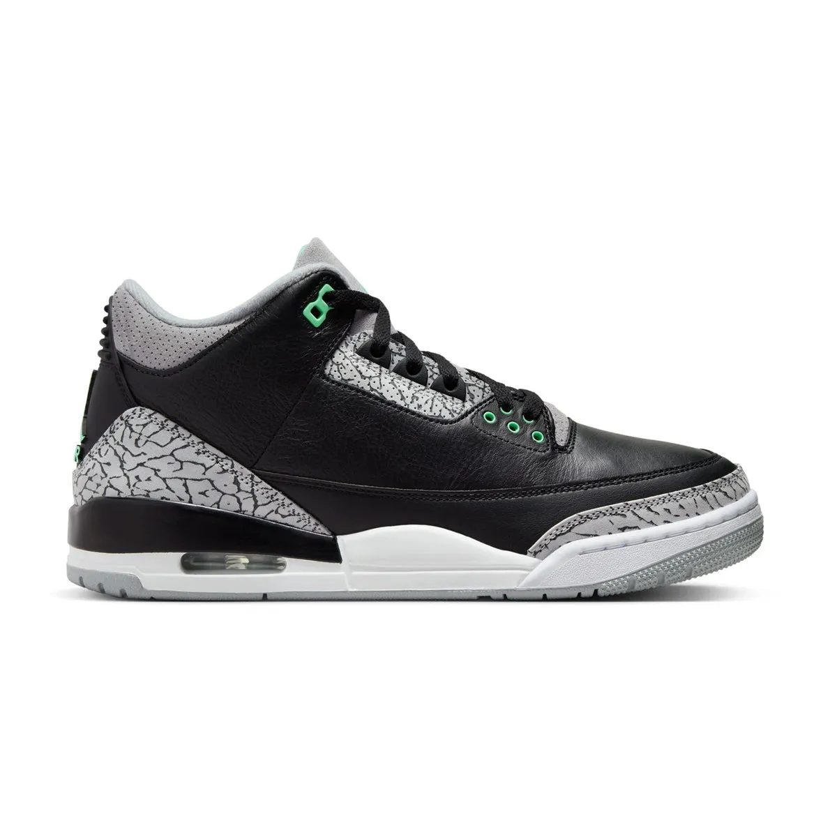 Comfort Bend Air Jordan 3 Retro 'Green Glow'