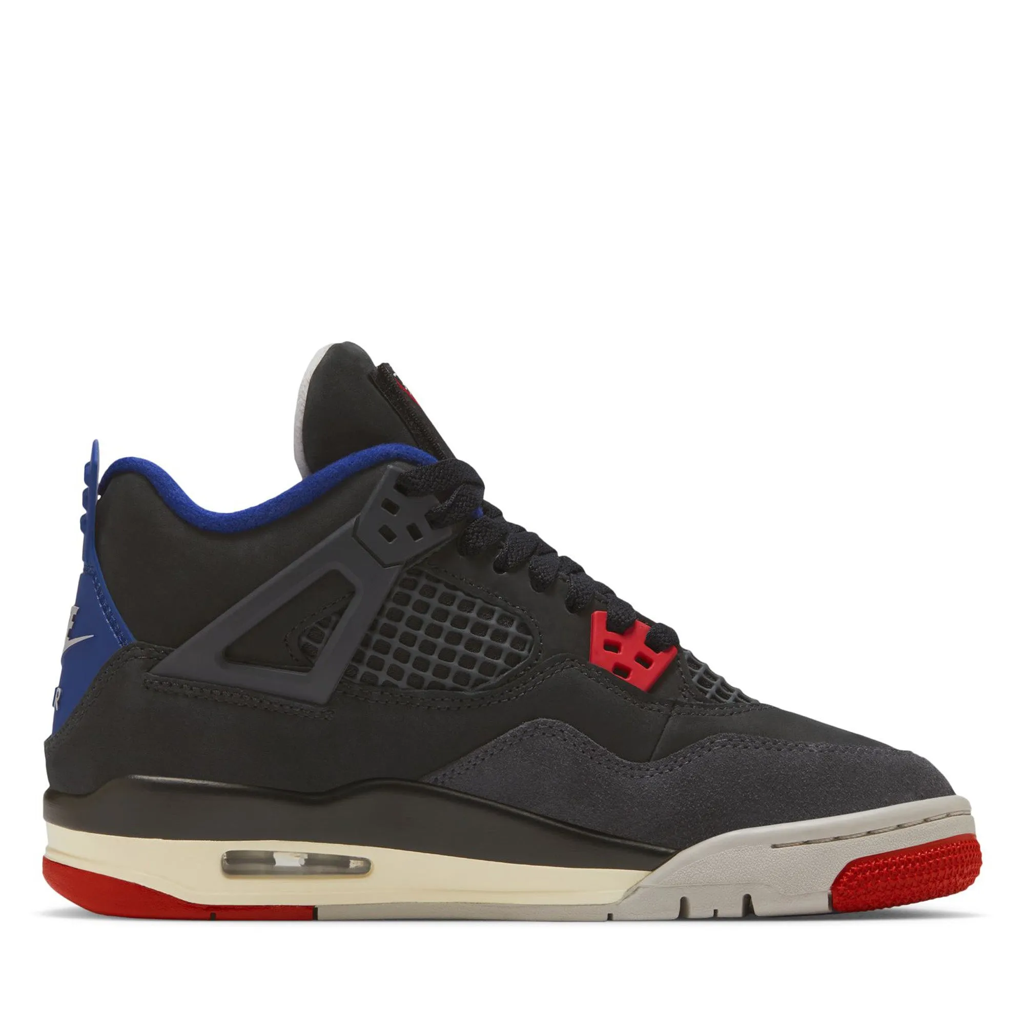 Air Jordan 4 Retro OG 'Rare Air' (GS) - Black/Fire Red Movement Comfort Travel Active