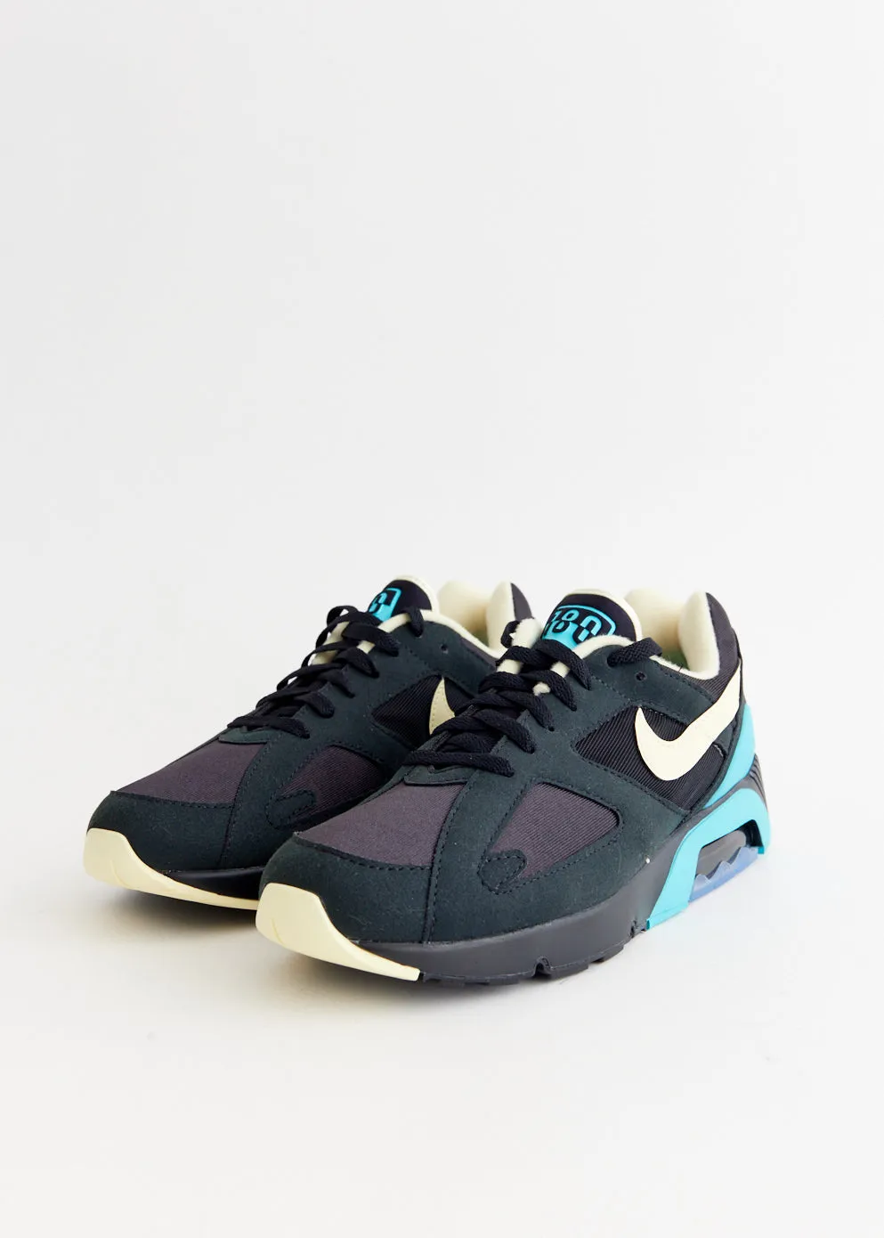 Air Max 180 'Black Dusty Cactus' Sneakers closed-toe Urban breathability