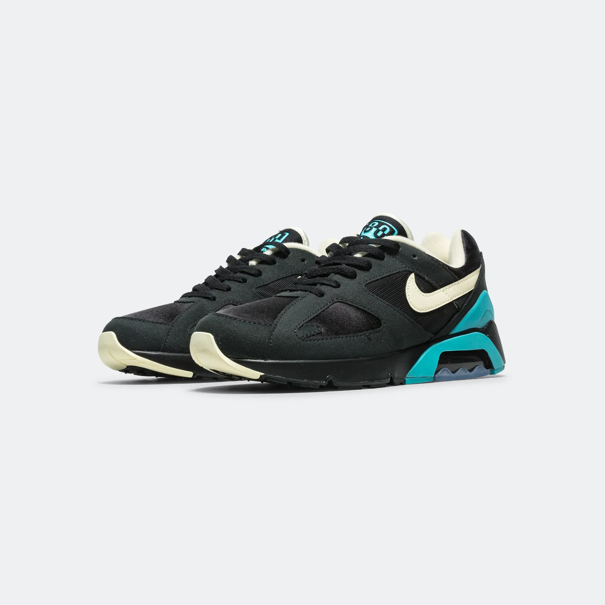 Breathable Support Stable Frame Air Max 180 - Black/Alabaster-Dusty Cactus