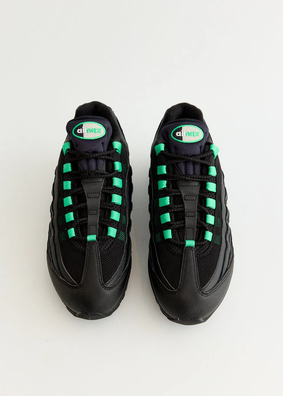 Slim flair Air Max 95 OG 'Black Green Shock' Sneakers