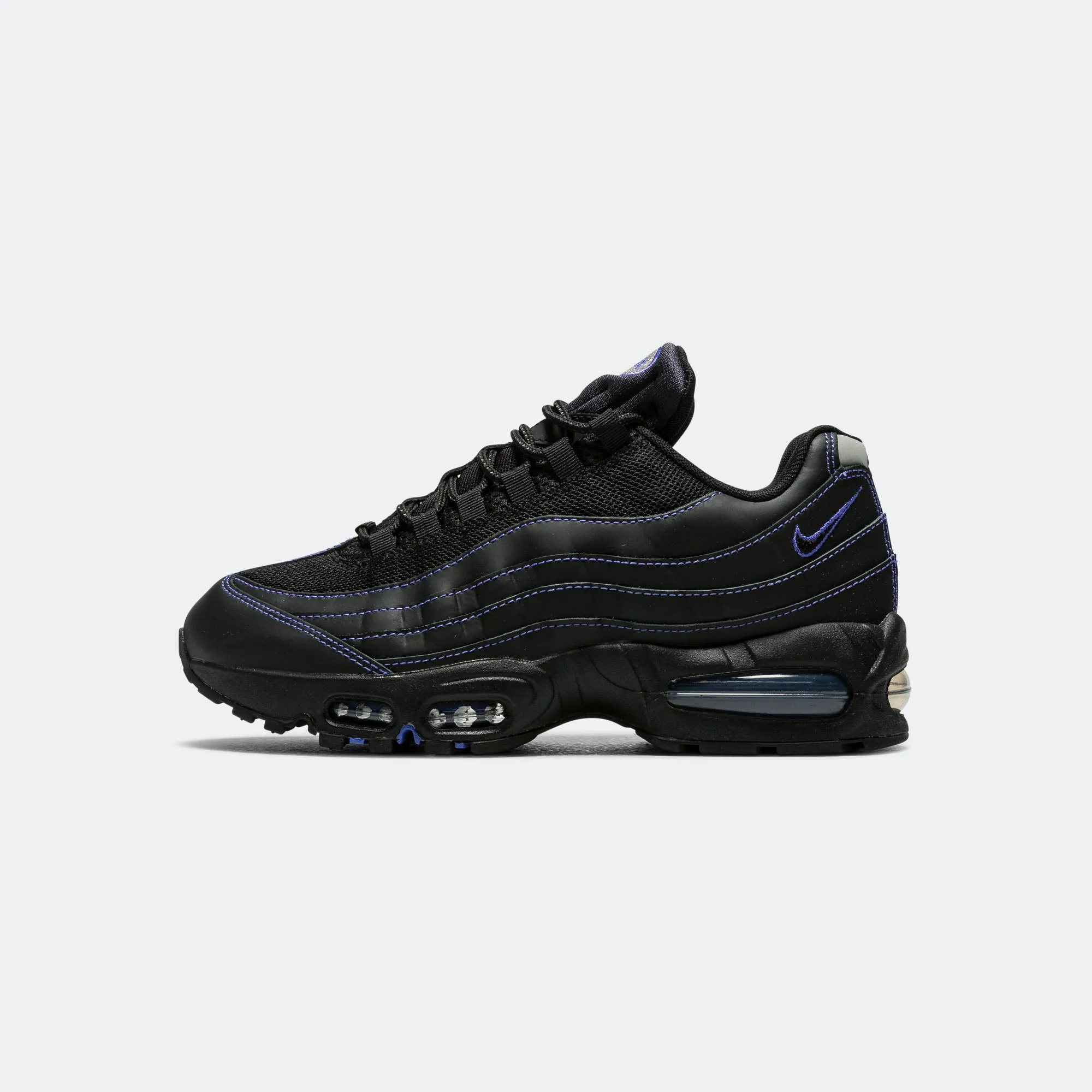 Air Max 95 OG - Black/Persian Violet-Wolf Grey Easy on Shock   Absorbing
