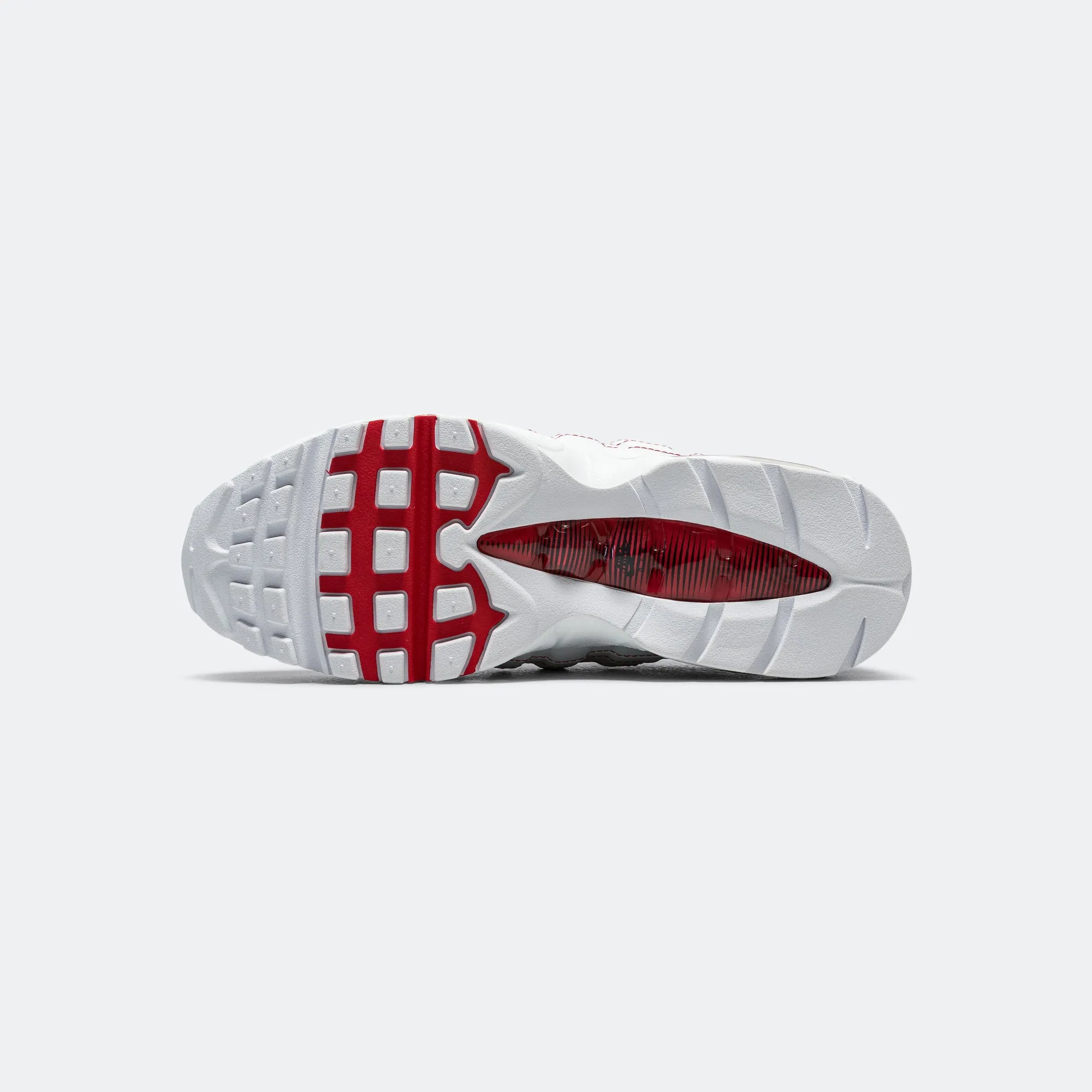 Elegant flair Walking Comfort Air Max 95 OG - White/University Red-Wolf Grey