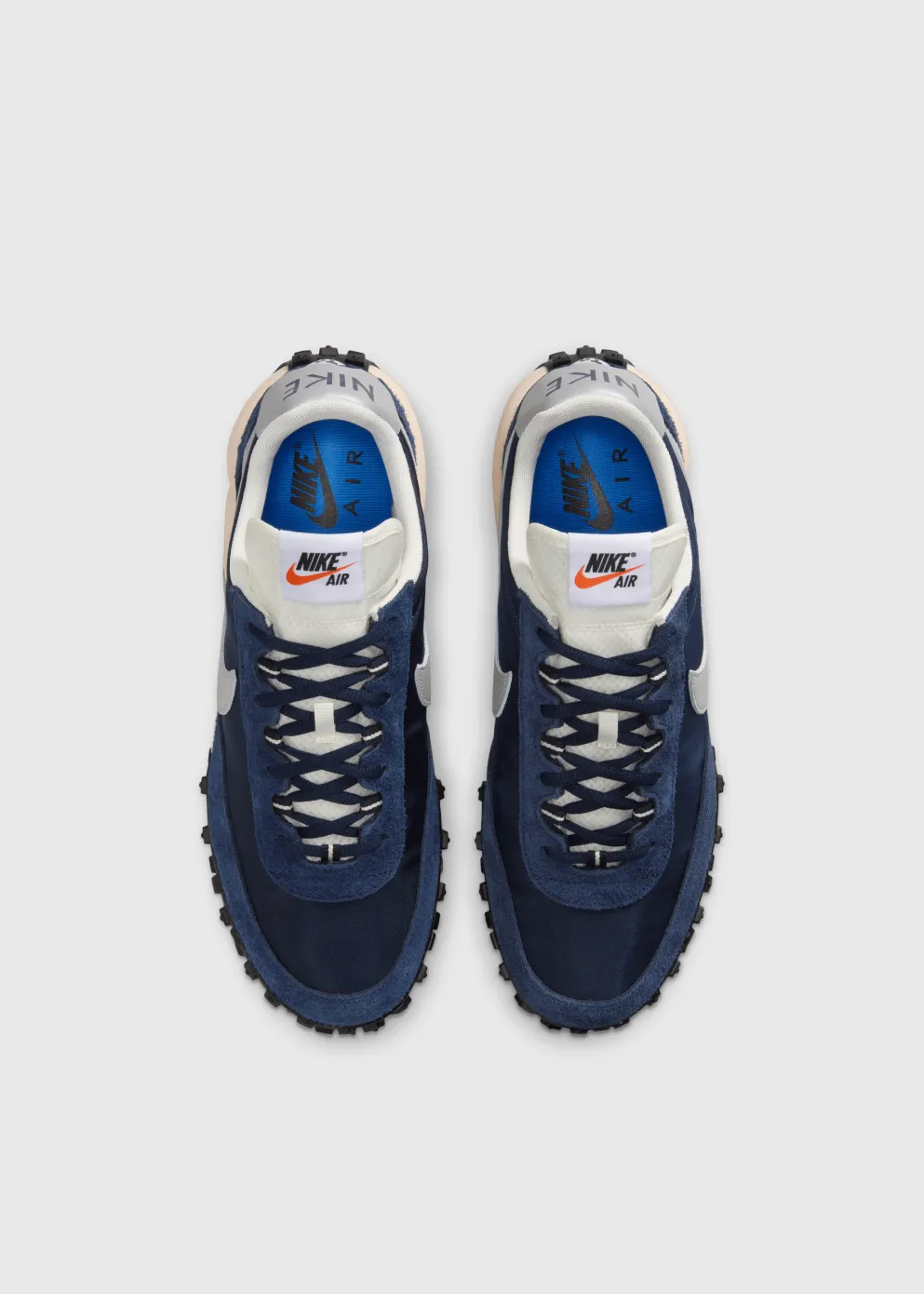 Air Max Waffle Racer 'Navy Silver' Sneakers UV - resistant Wedge Heel
