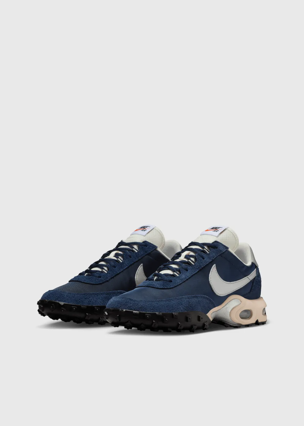 Air Max Waffle Racer 'Navy Silver' Sneakers tight - fit Versatile