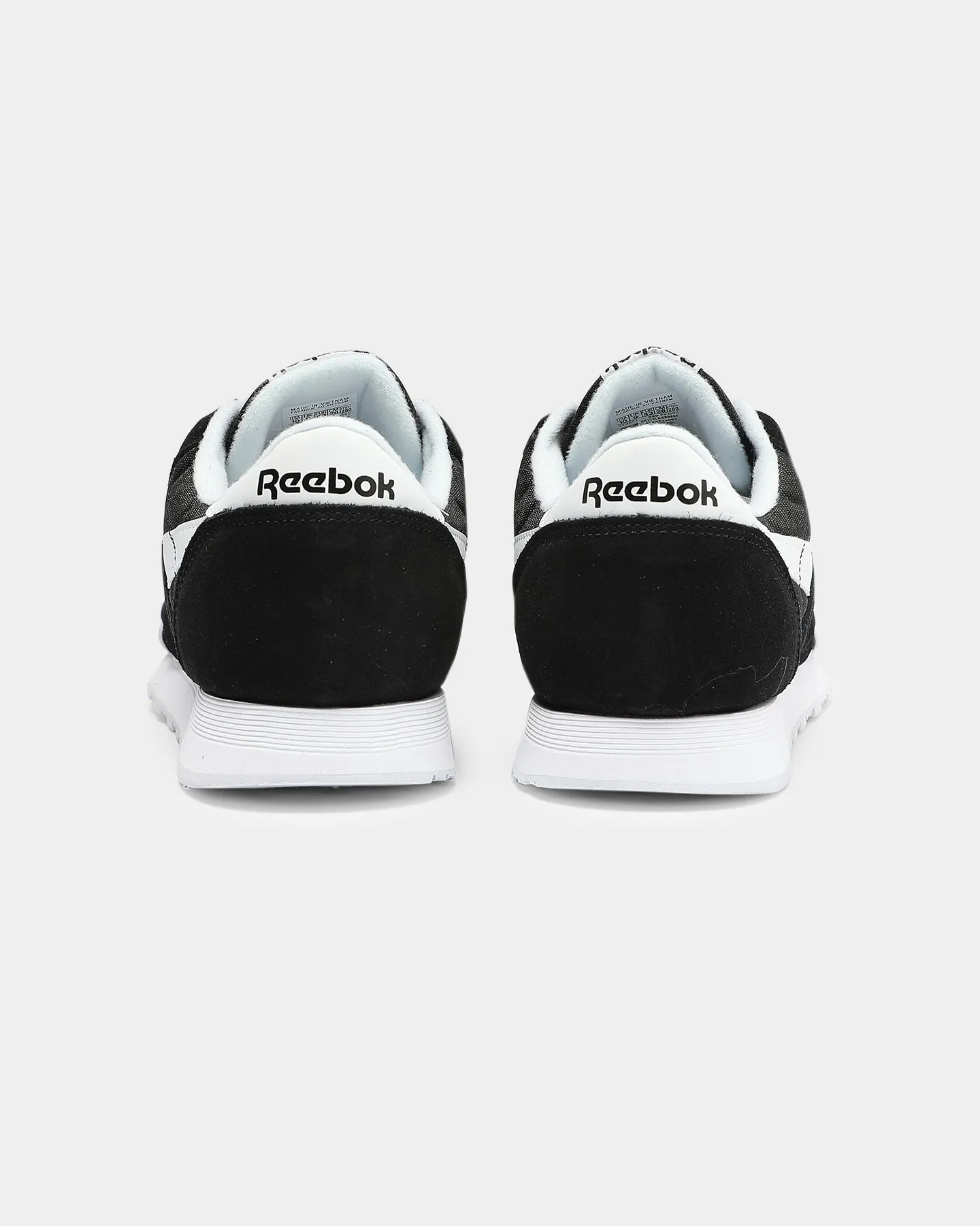 Reebok CL Nylon Black/Black/White Stage Glow Craftsmanship